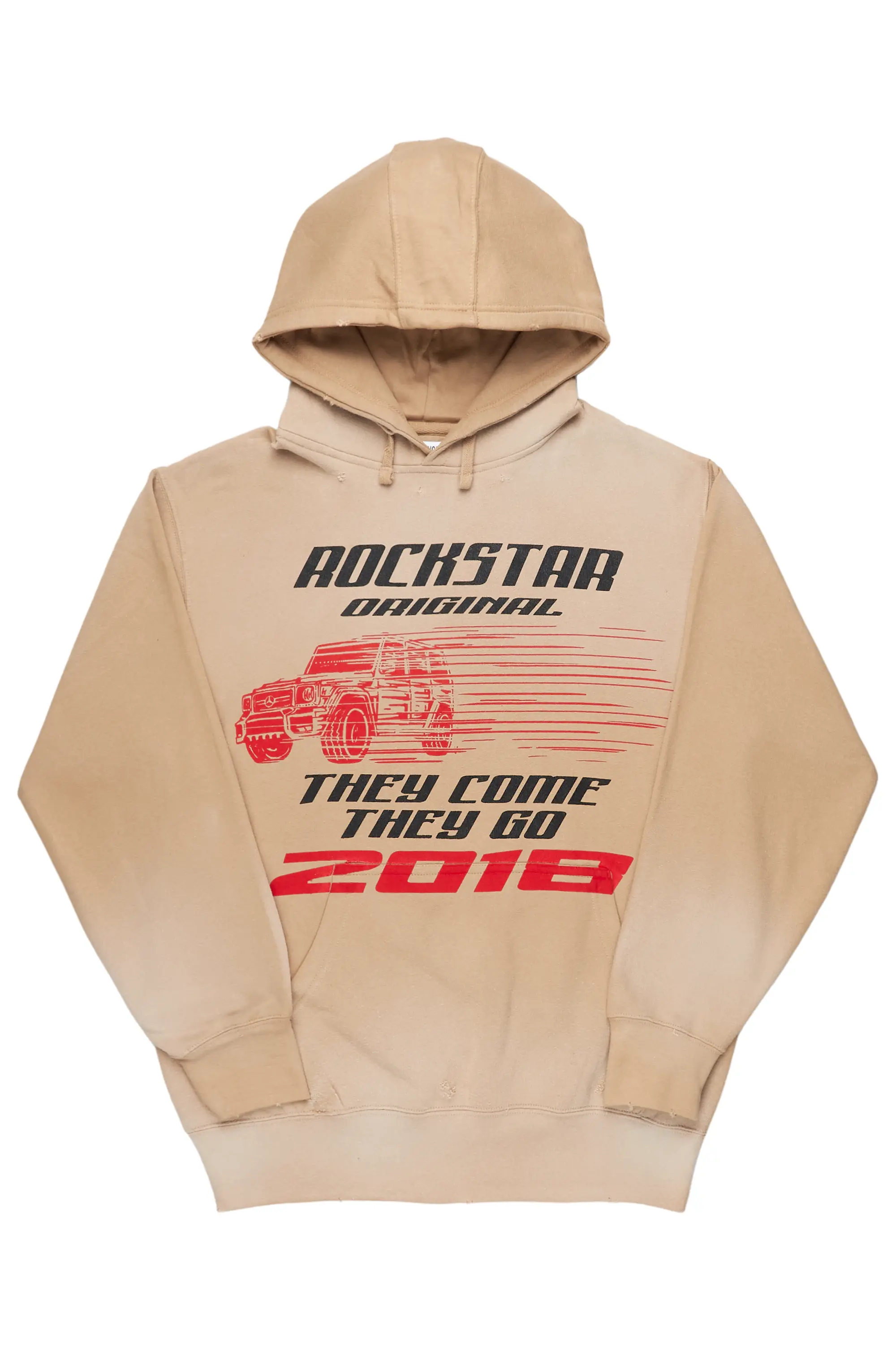 Jago Sand Graphic Hoodie - Image 2