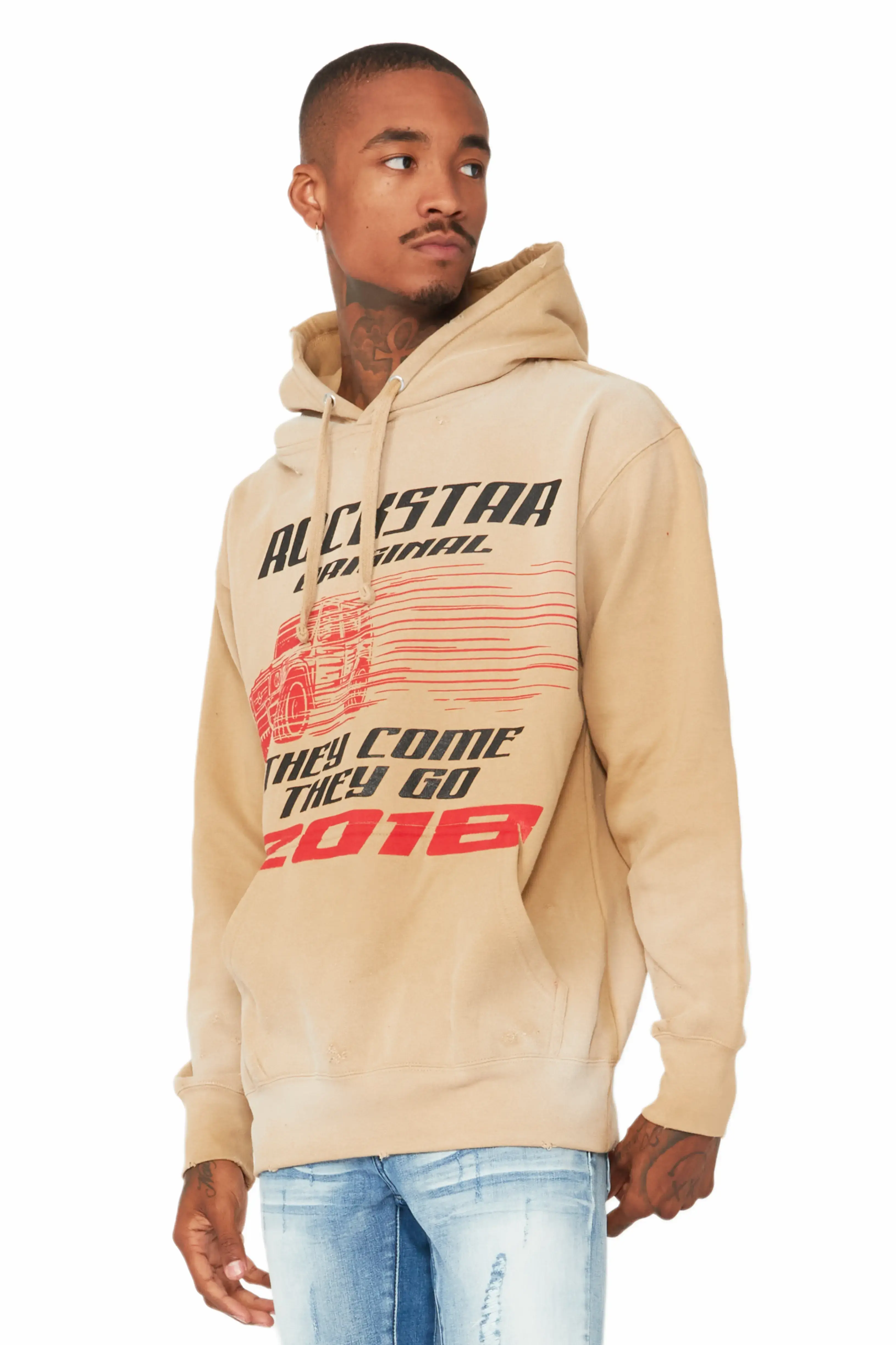 Jago Sand Graphic Hoodie - Image 3