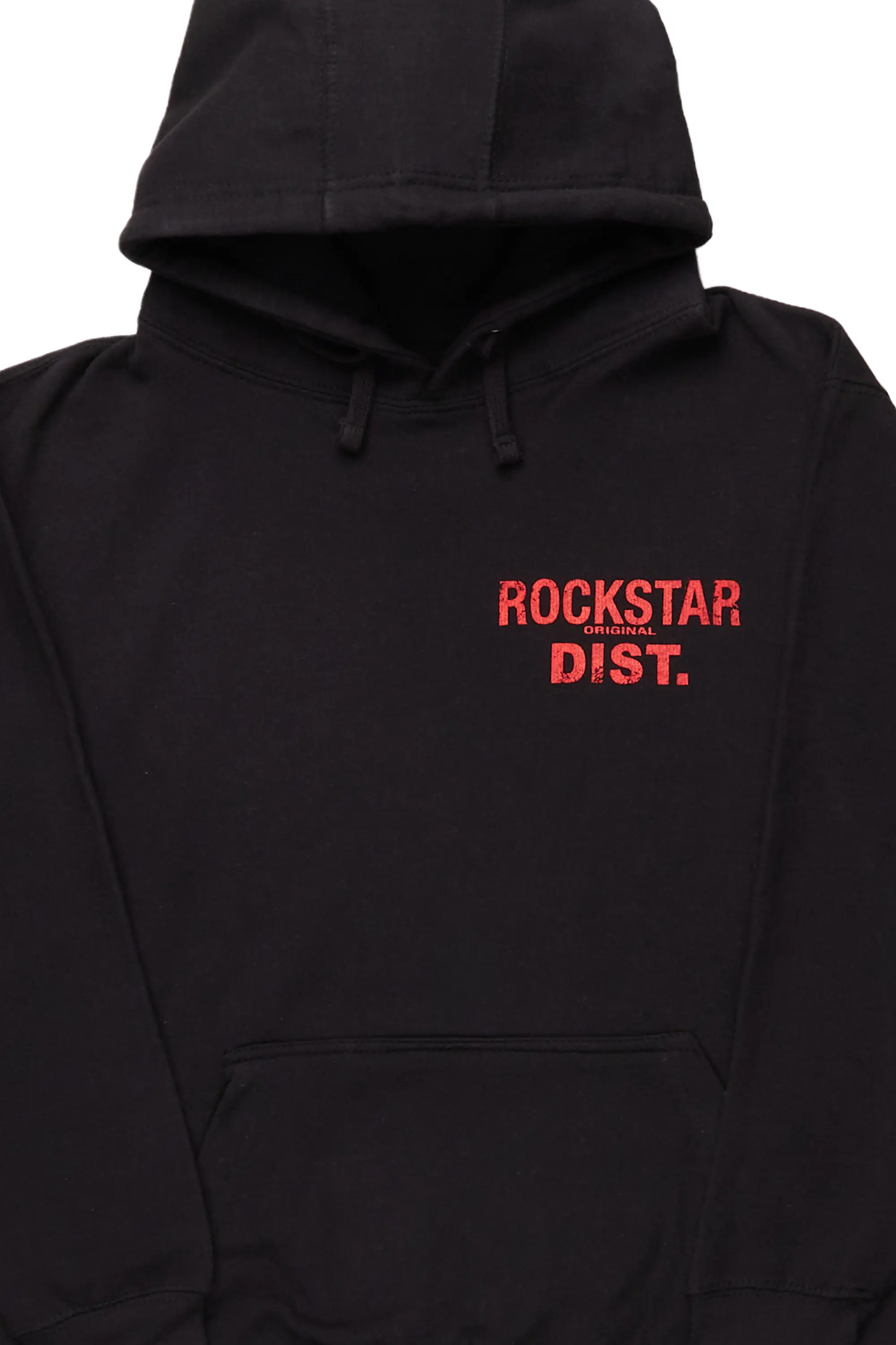 Lake Black/Red Graphic Hoodie - Image 3