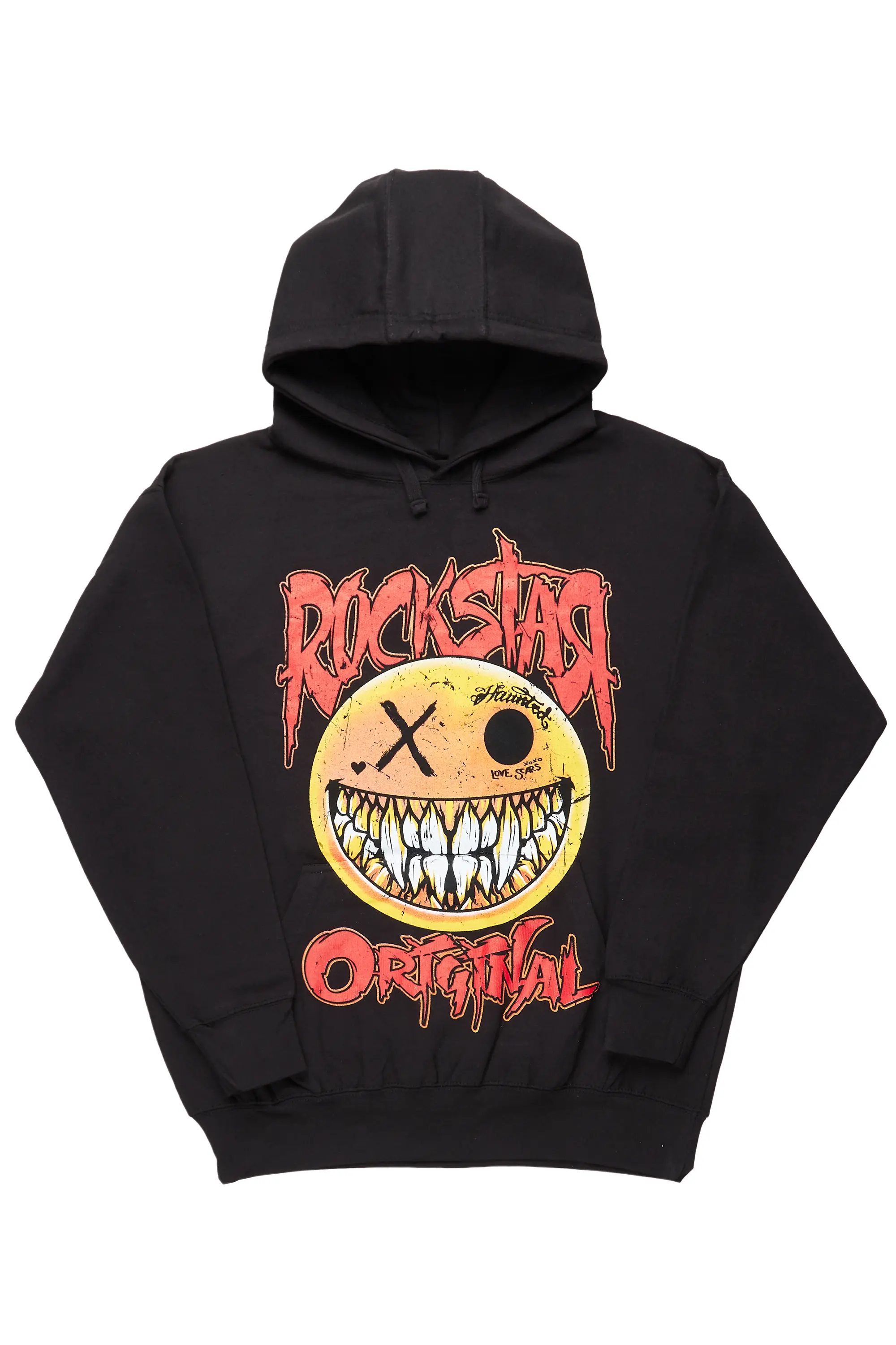 Fraust Black Graphic Hoodie - Image 2