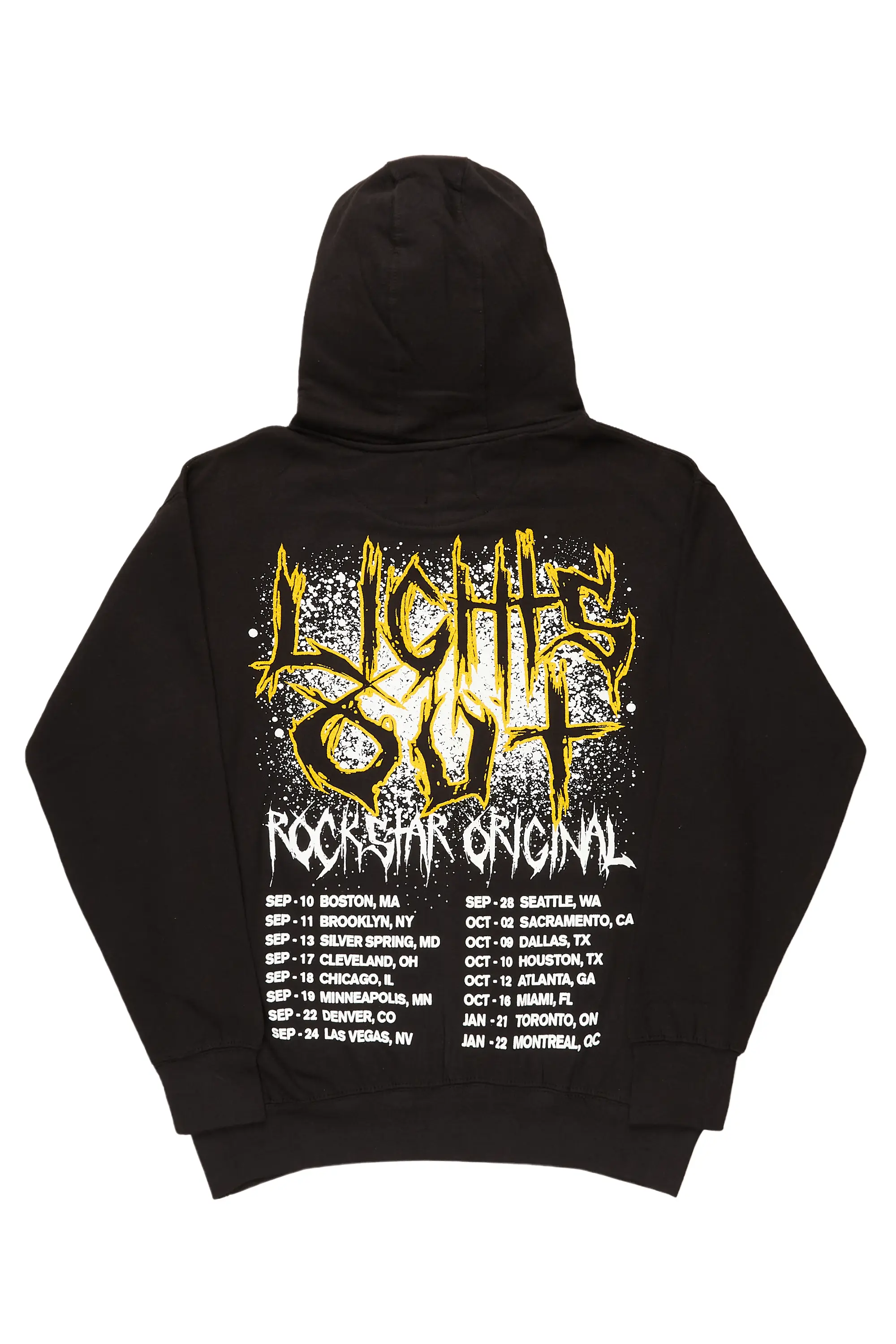 Mathias Black Graphic Hoodie - Image 5