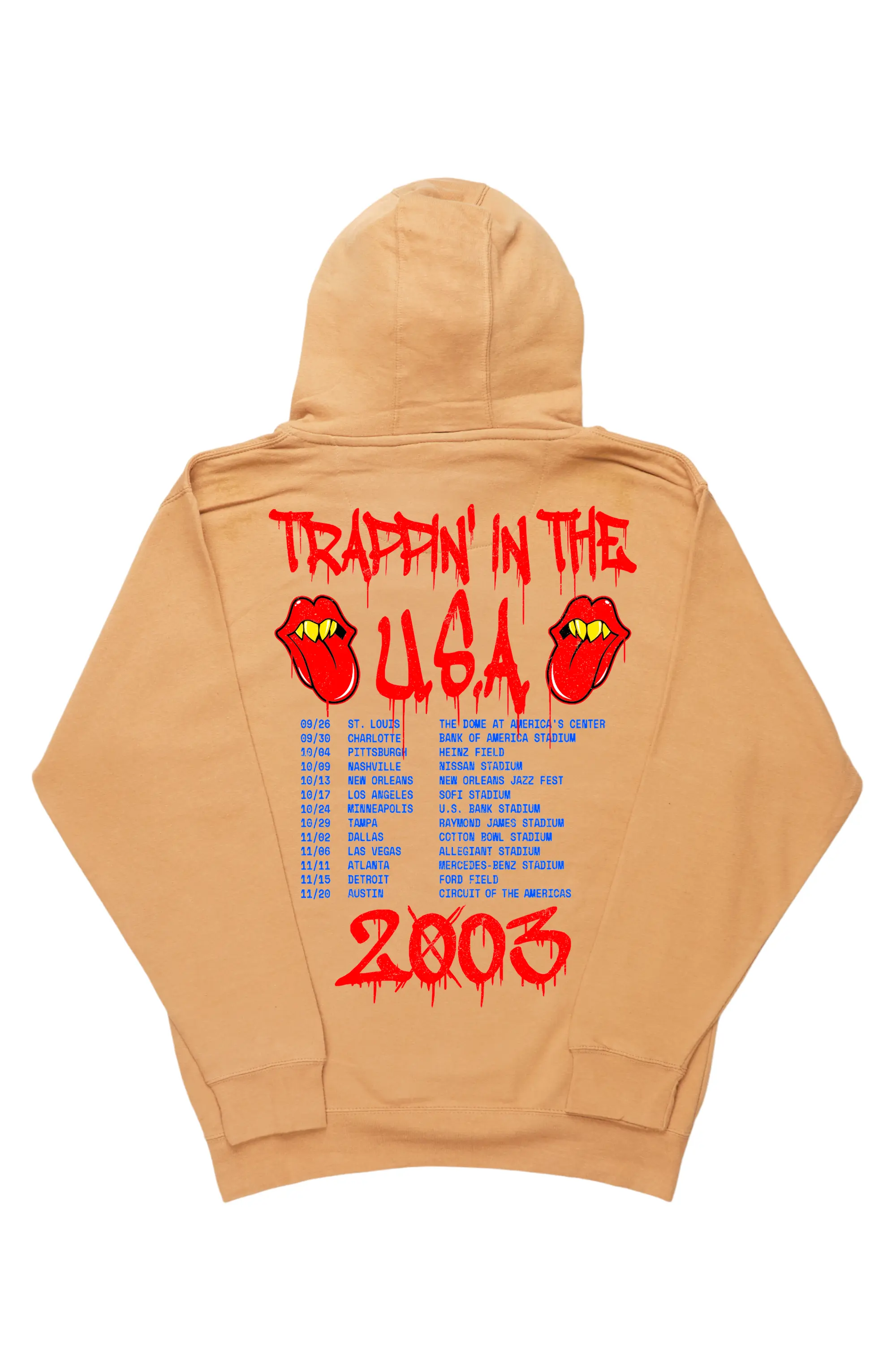 Spent Beige Graphic Hoodie - Image 3