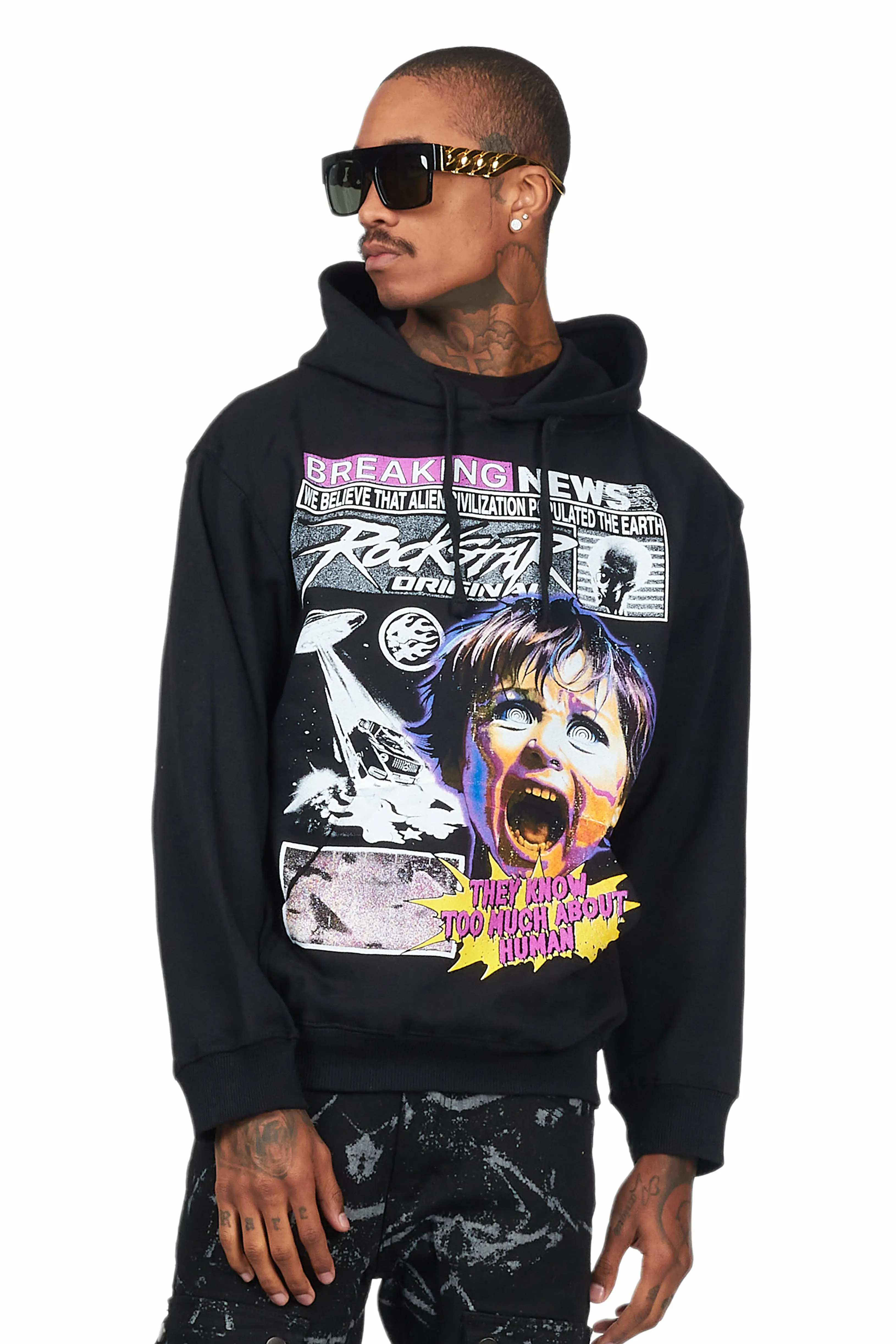 Southeast Black Graphic Hoodie - Image 4