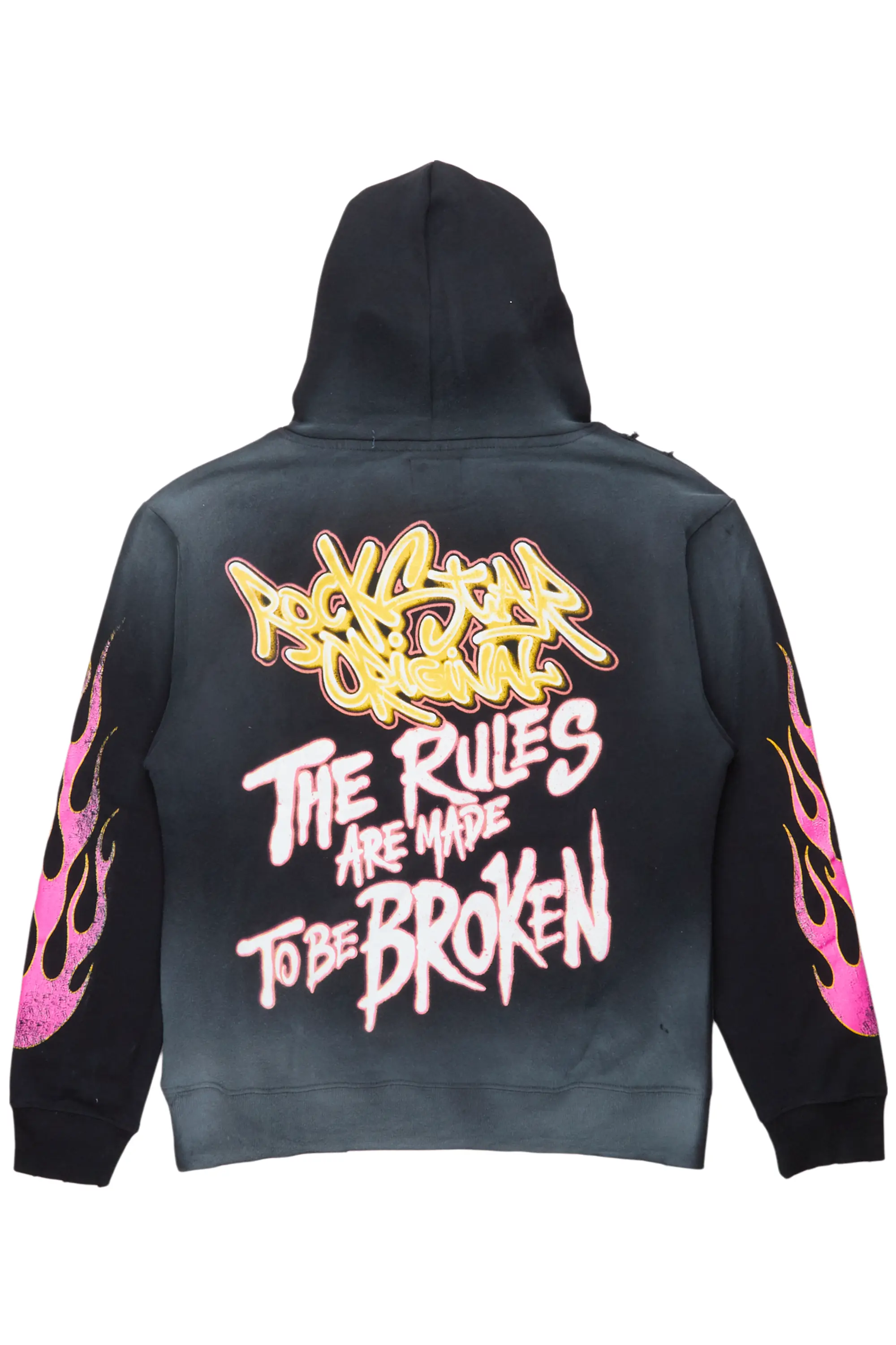 Rafe Black Graphic Hoodie - Image 6