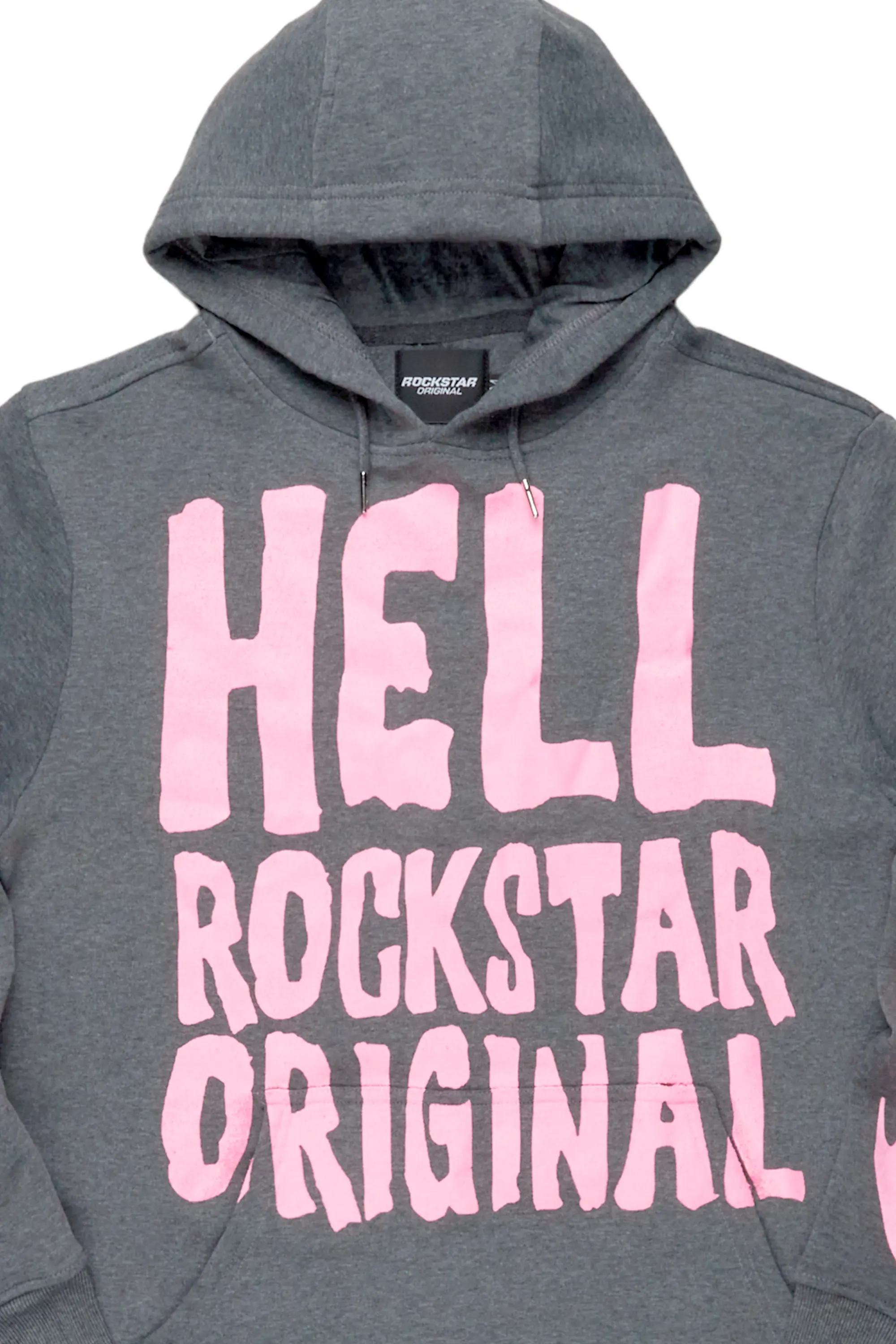 Theon Charcoal Graphic Hoodie - Image 4