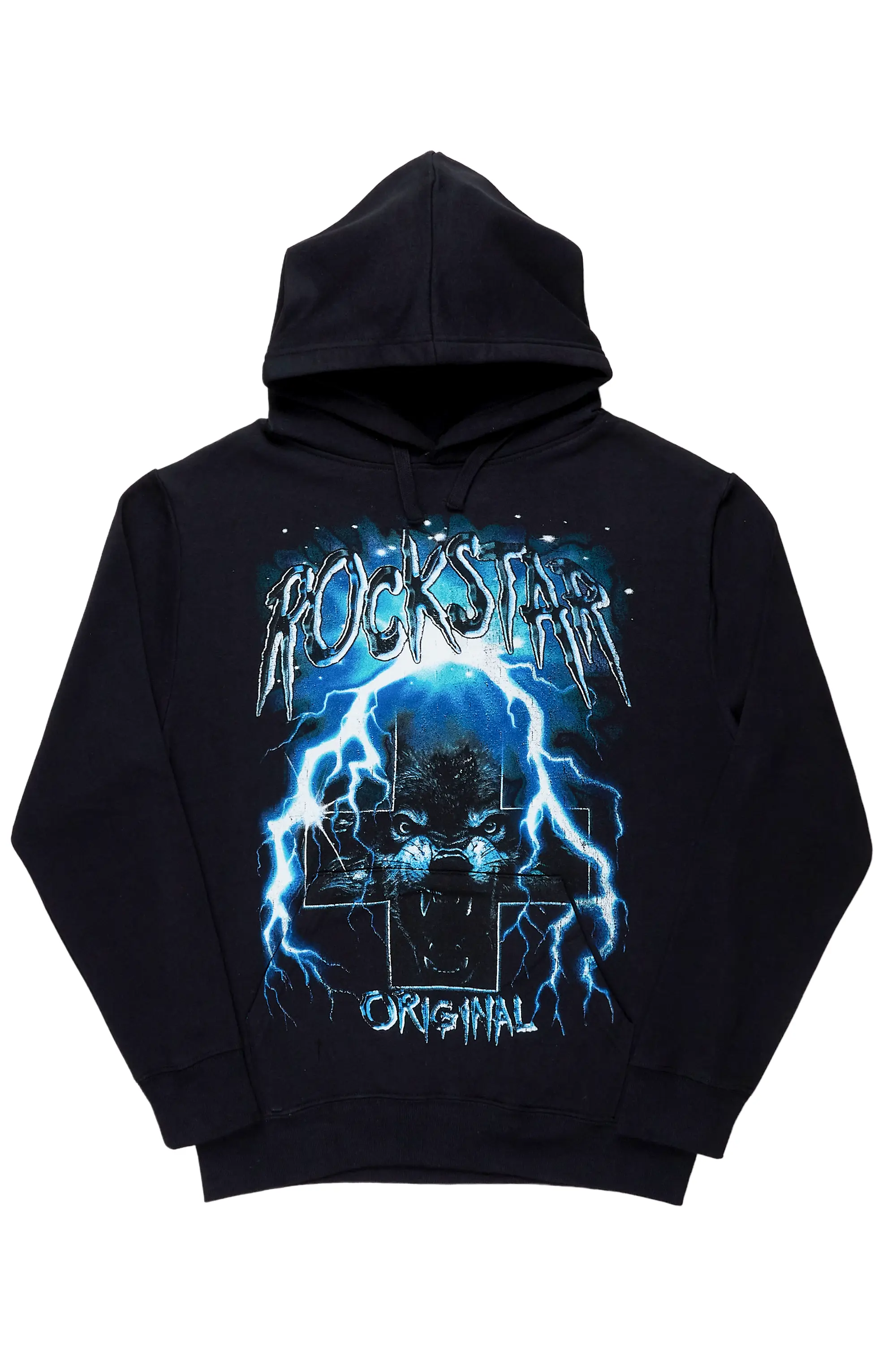 Bolk Black Graphic Hoodie - Image 2