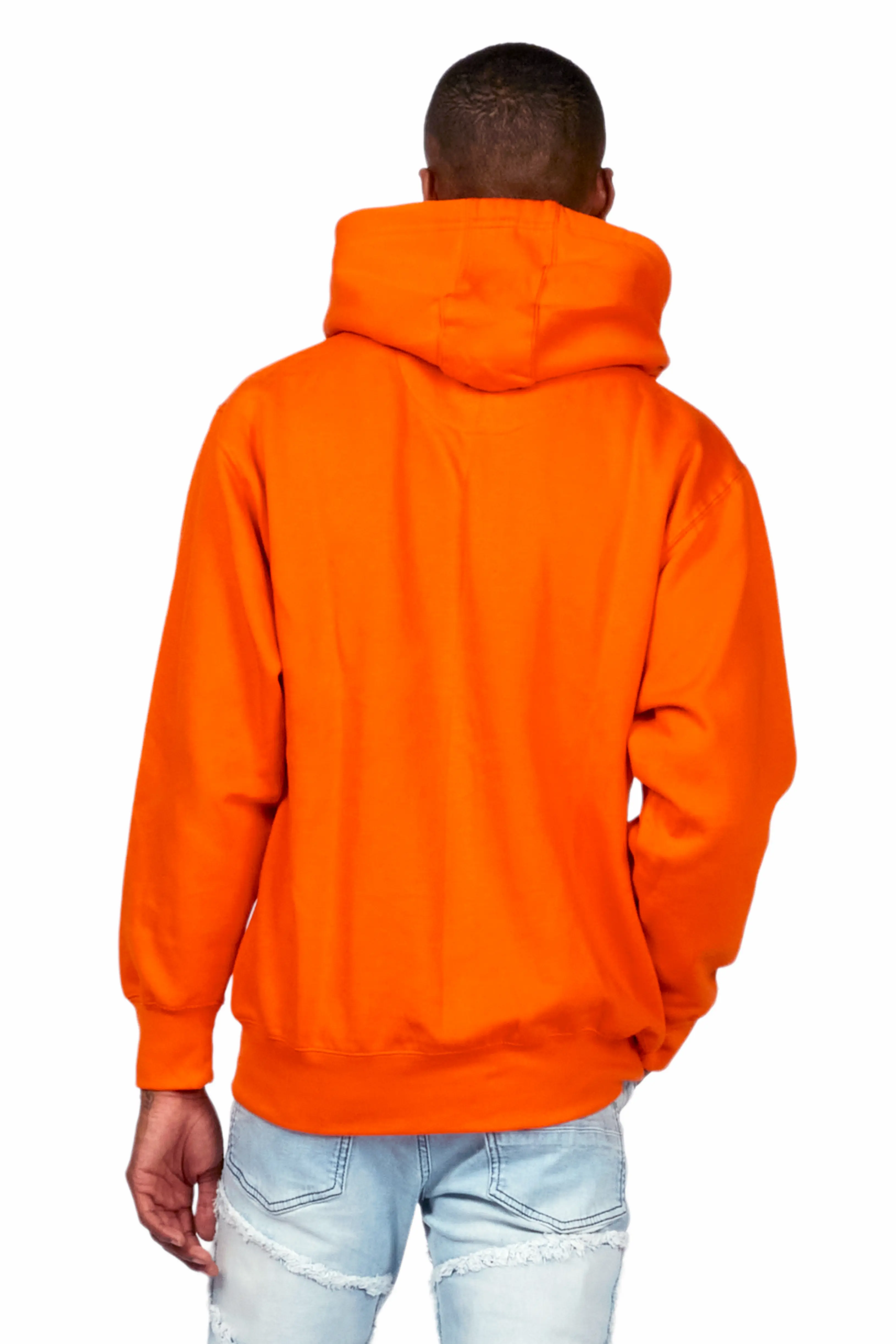 Thierry Orange Graphic Hoodie - Image 3