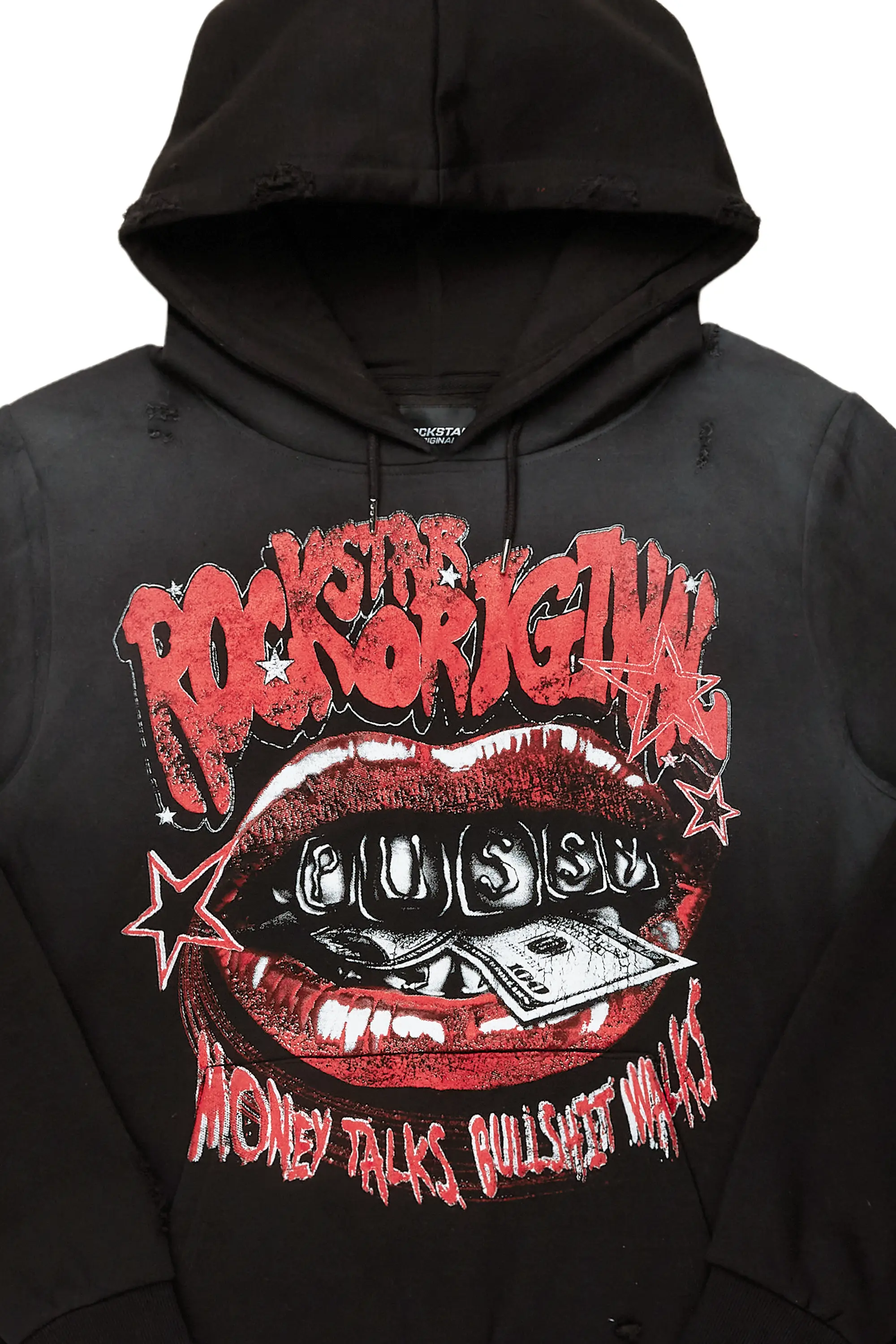 Bloke Black Graphic Hoodie - Image 5