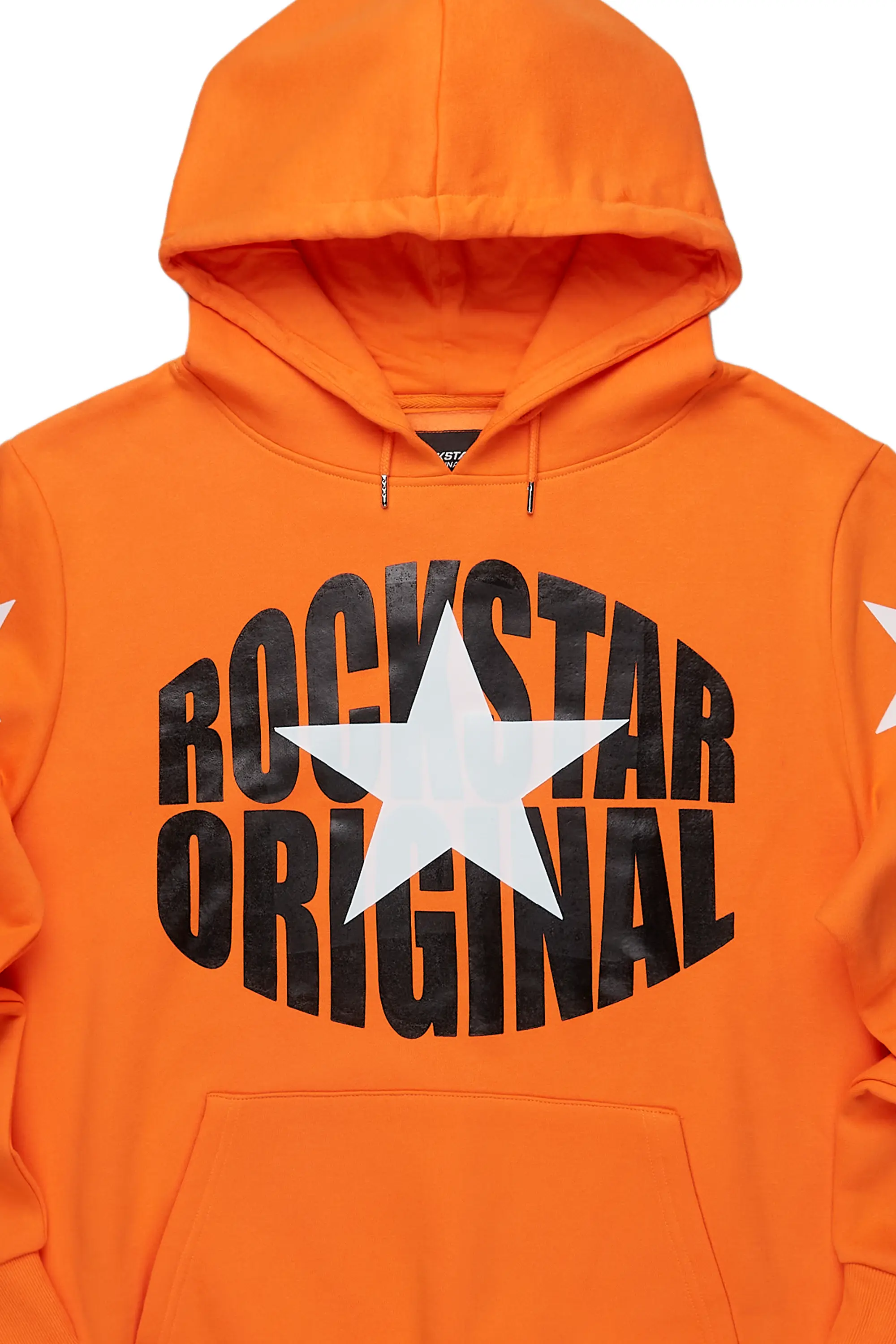 Hachi Orange/Black Graphic Hoodie - Image 3