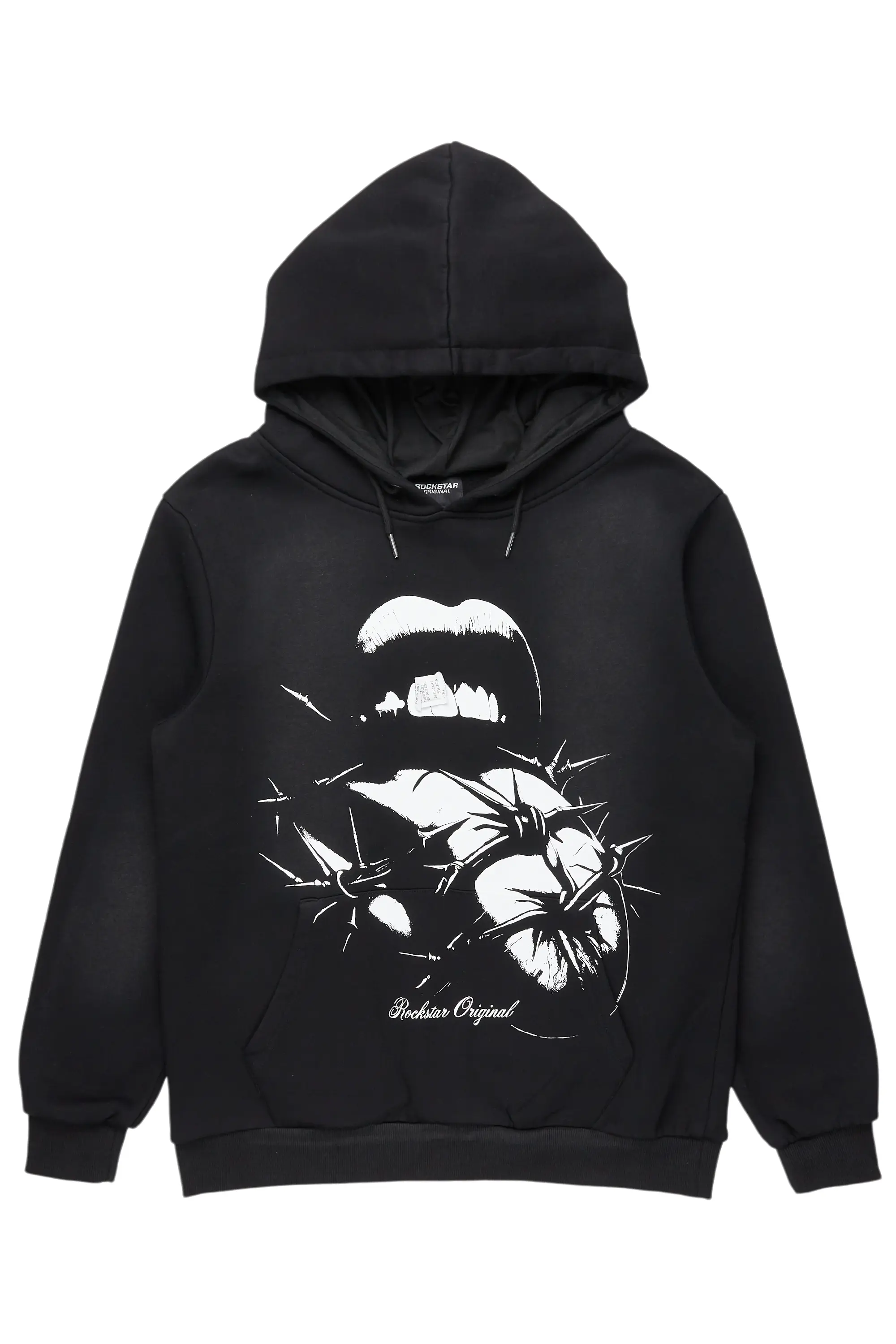 Schmear Black Graphic Hoodie