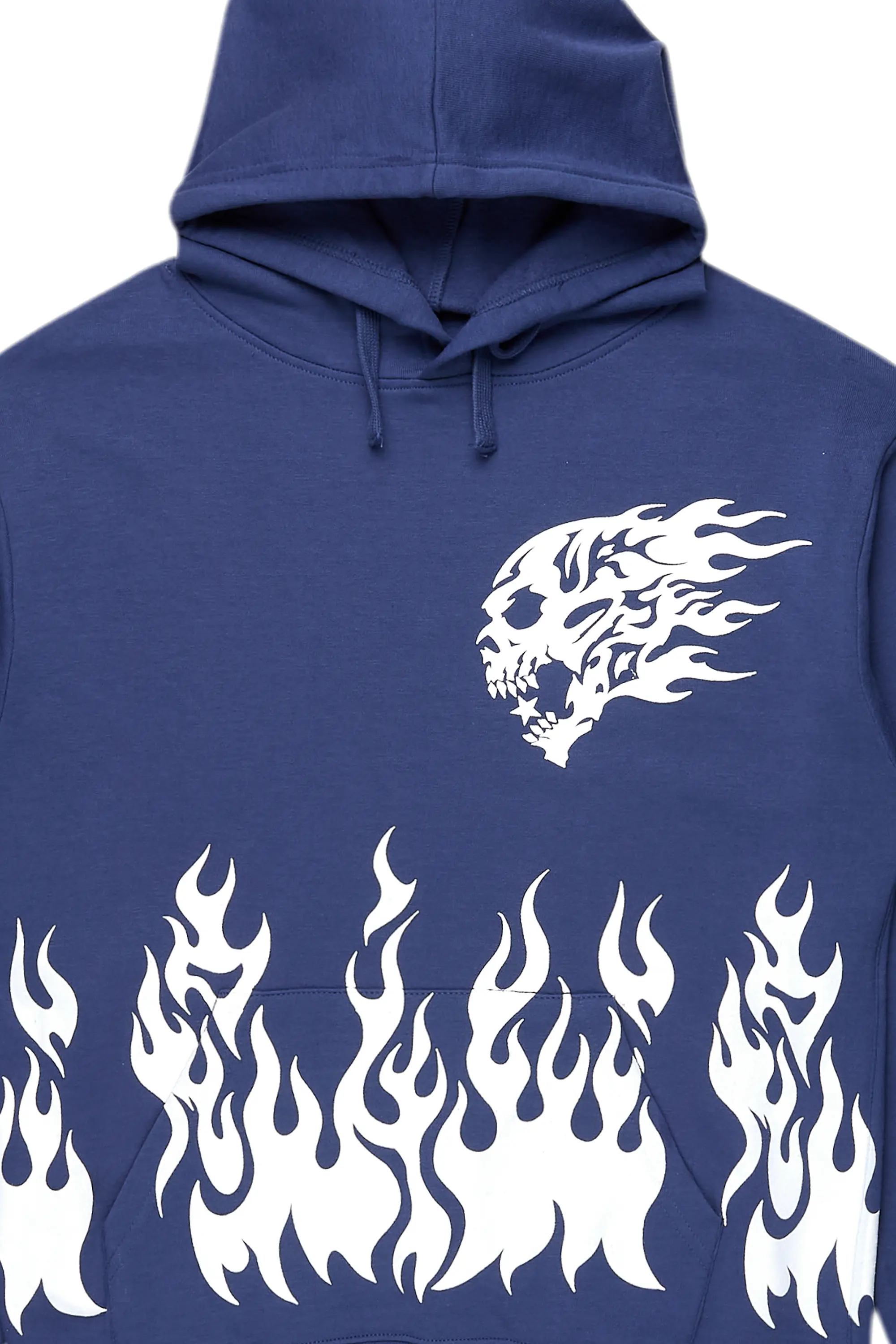 Bubble Navy Graphic Hoodie - Image 5