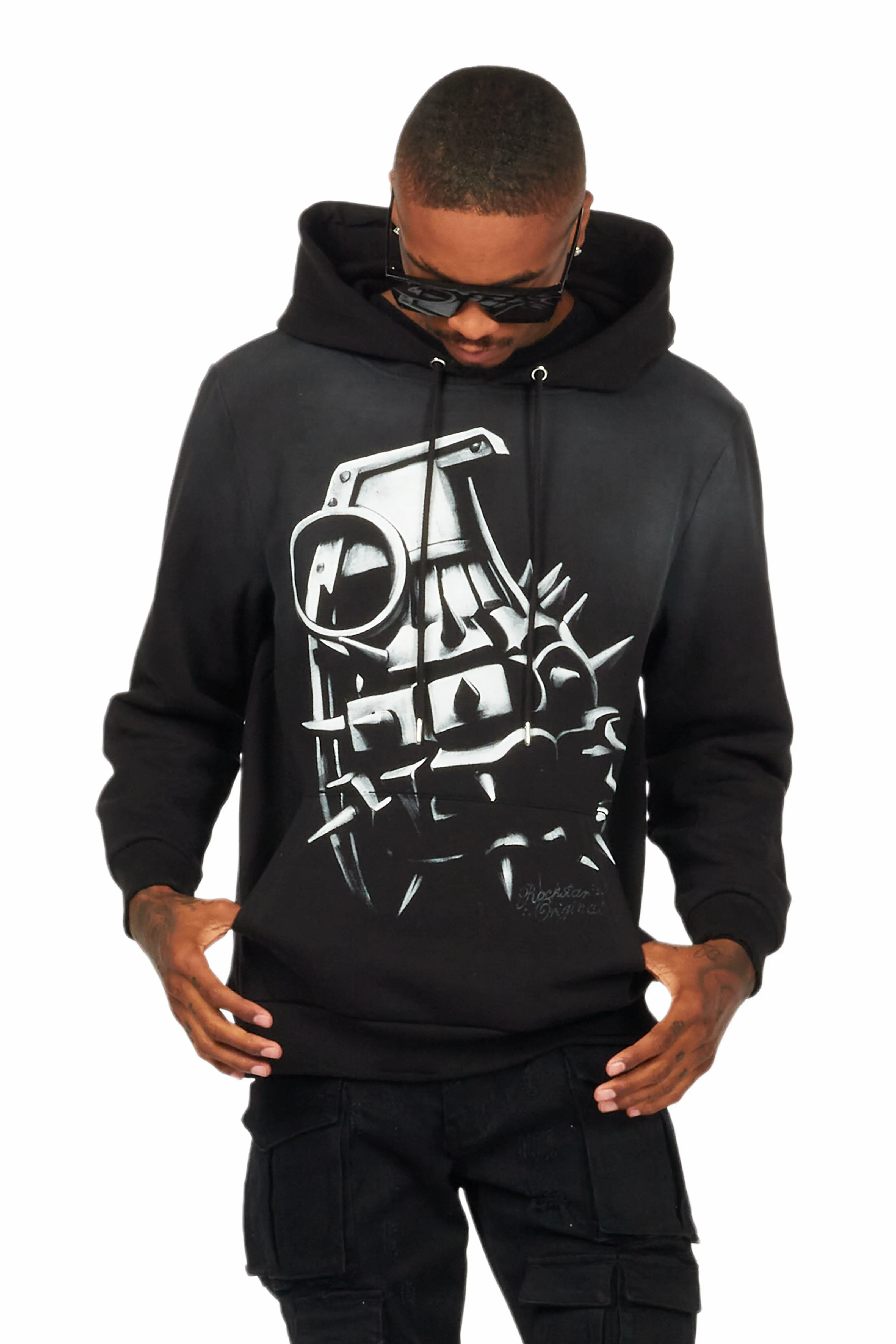 Mad Black Graphic Hoodie - Image 3