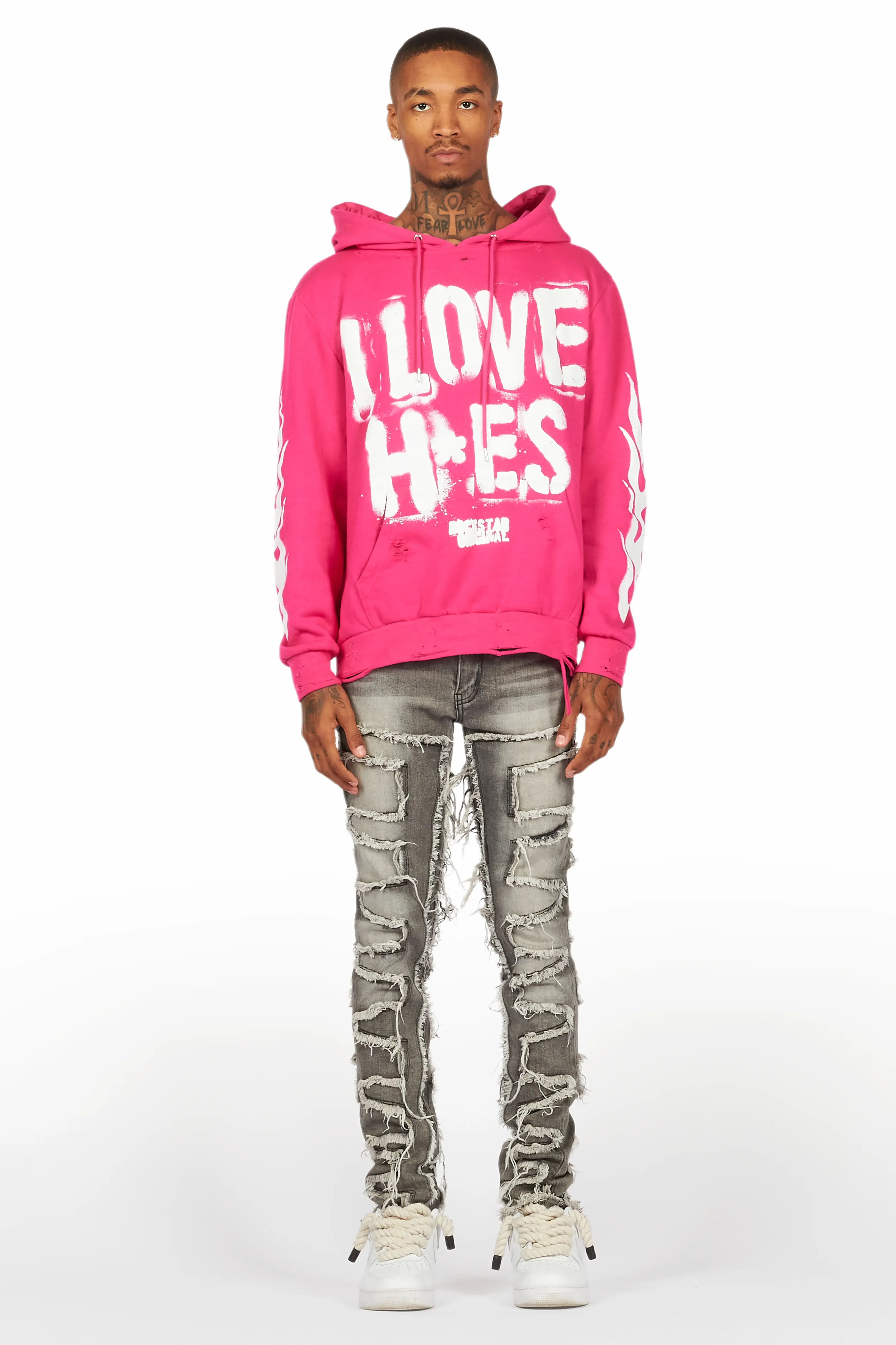 Banyan Fuchsia Graphic Hoodie - Image 2