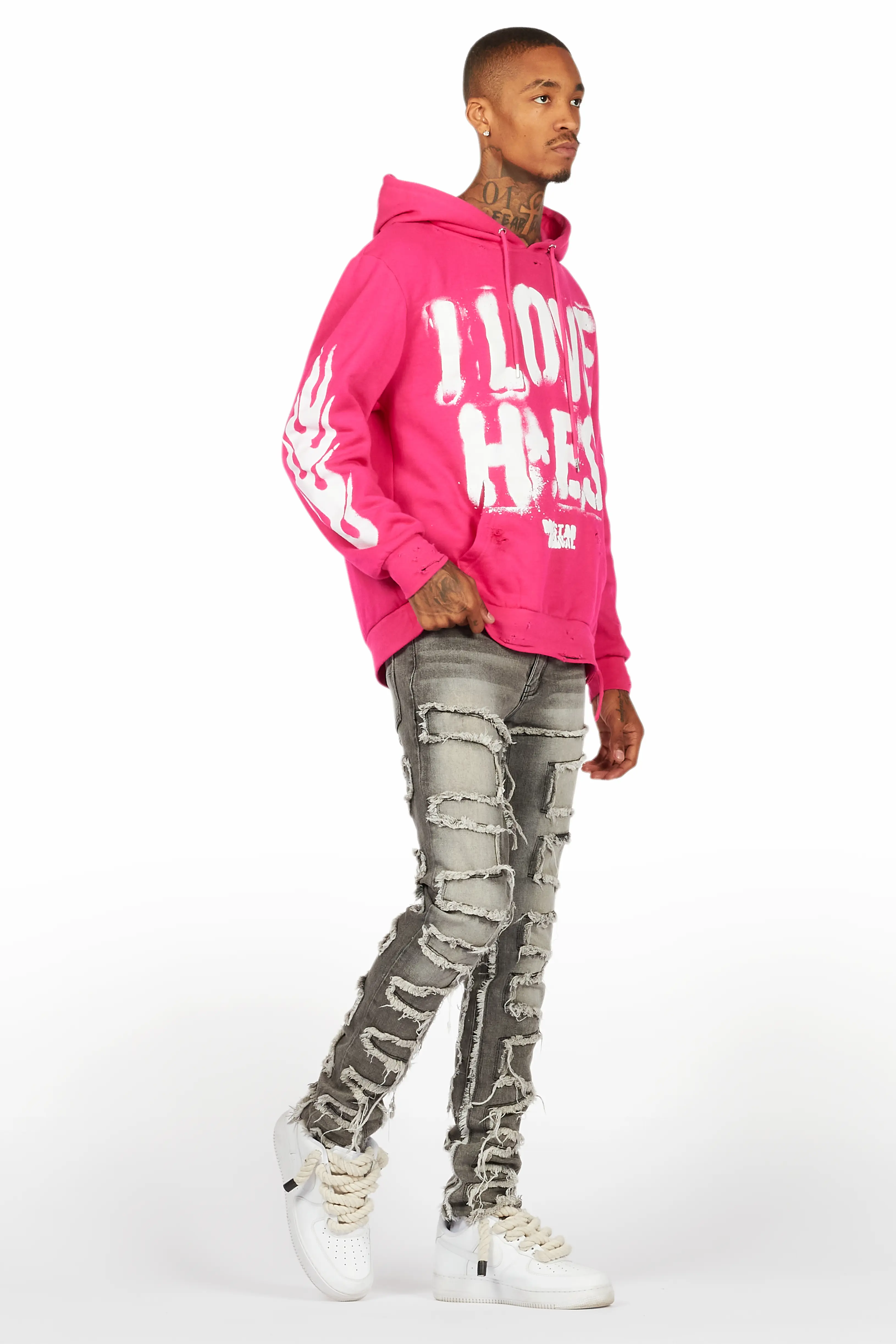 Banyan Fuchsia Graphic Hoodie - Image 6