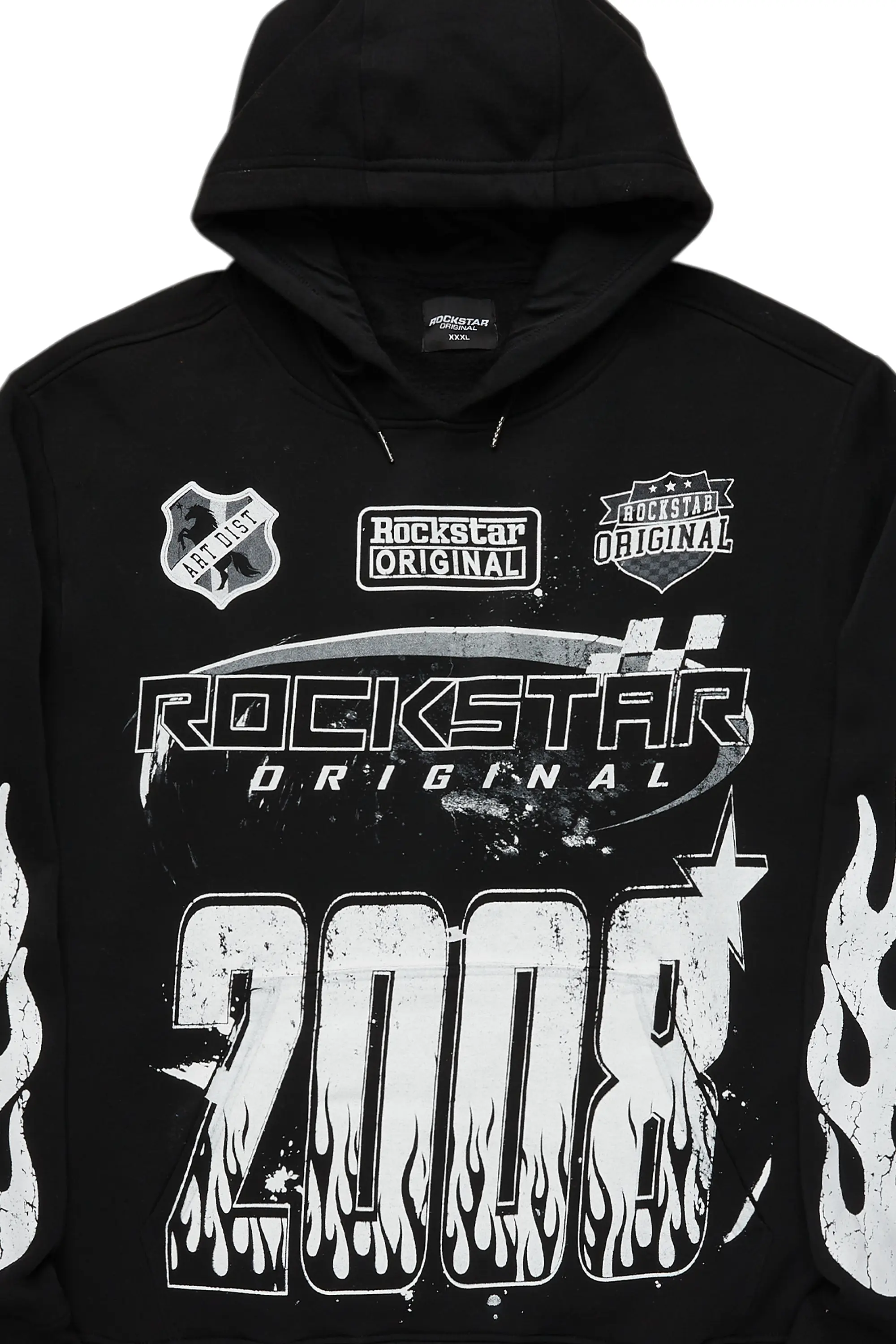 Amos Black Graphic Hoodie - Image 7
