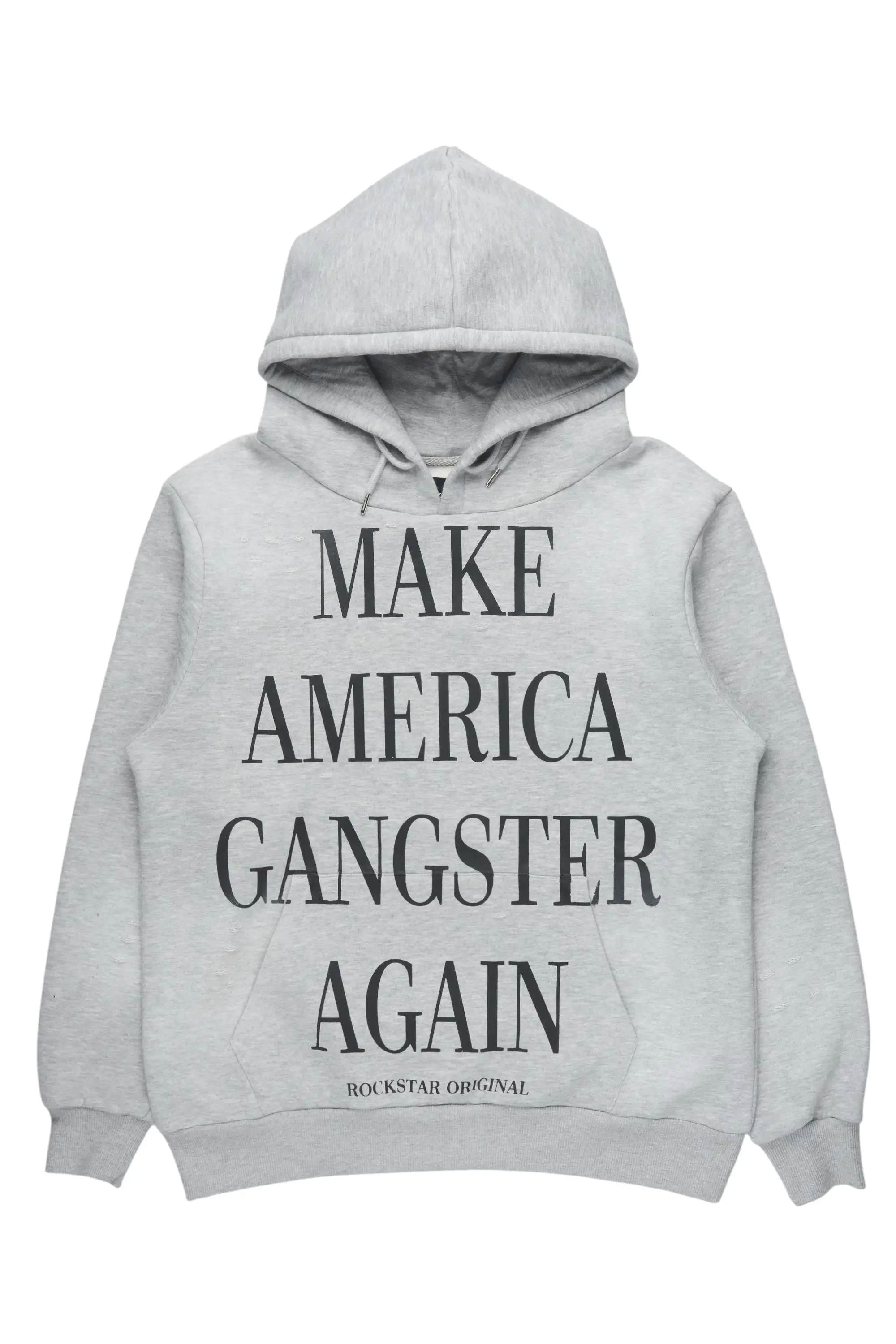 Drake Heather Grey Graphic Hoodie