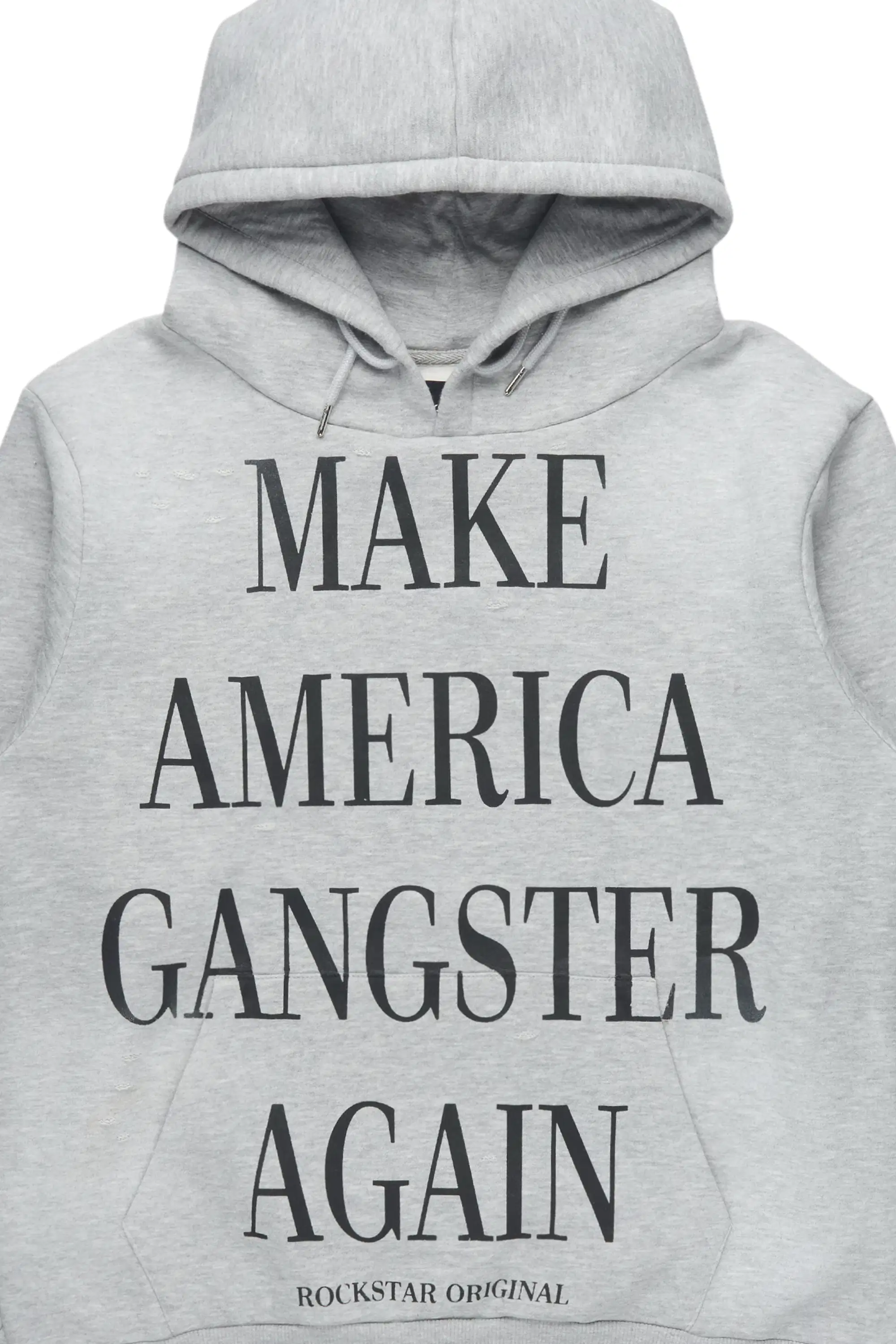 Drake Heather Grey Graphic Hoodie - Image 5