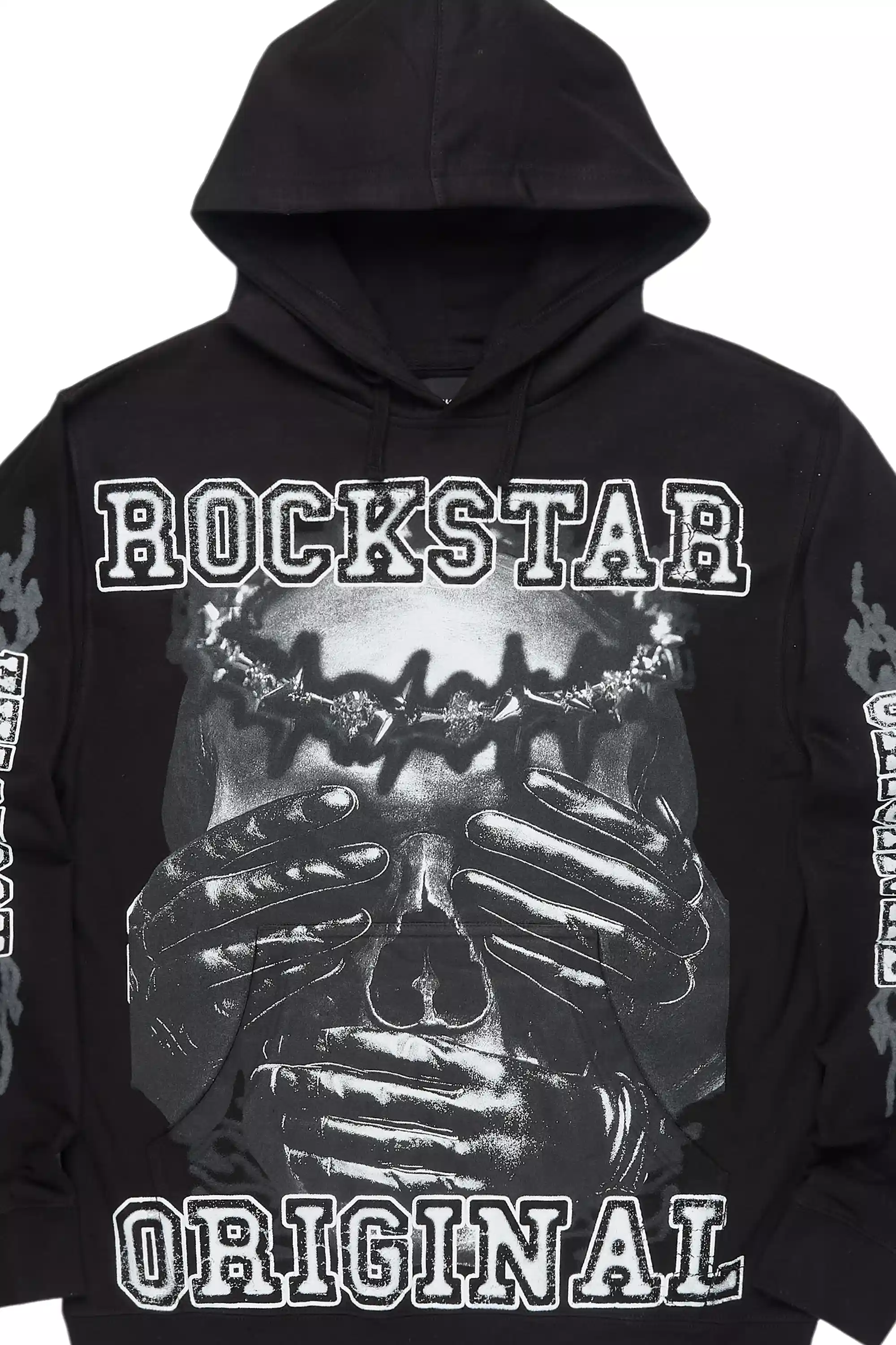 Eden Black Graphic Hoodie - Image 5