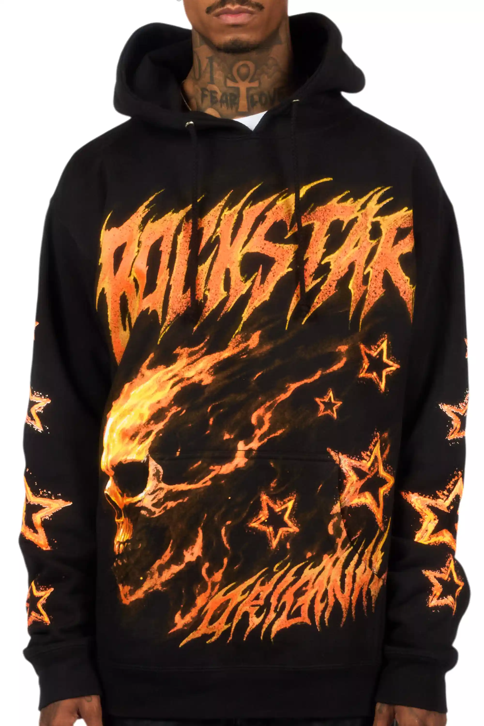 Nelz Black Graphic Hoodie - Image 8