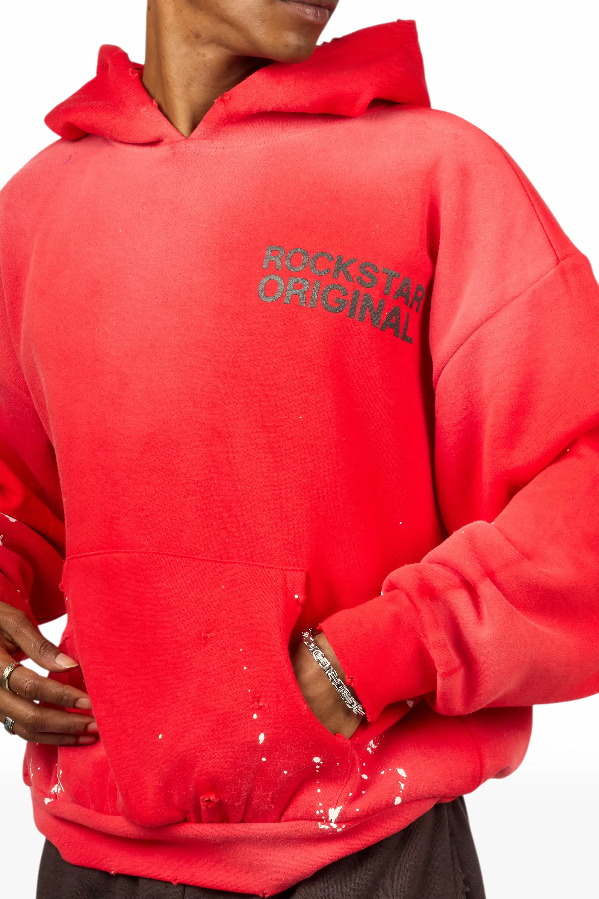 Reign Red Graphic Hoodie - Image 2