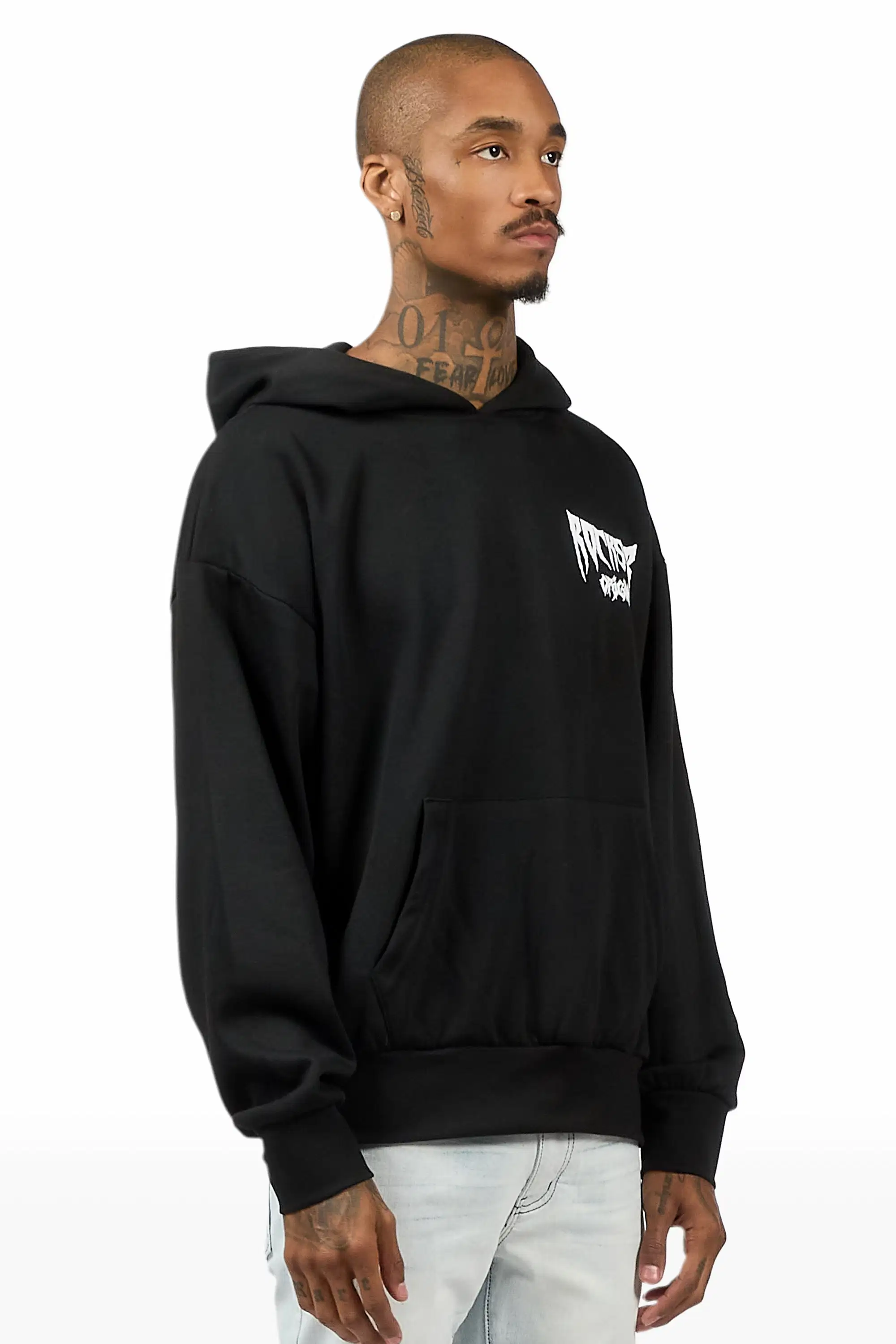 Twinkle Black/White Graphic Hoodie - Image 3