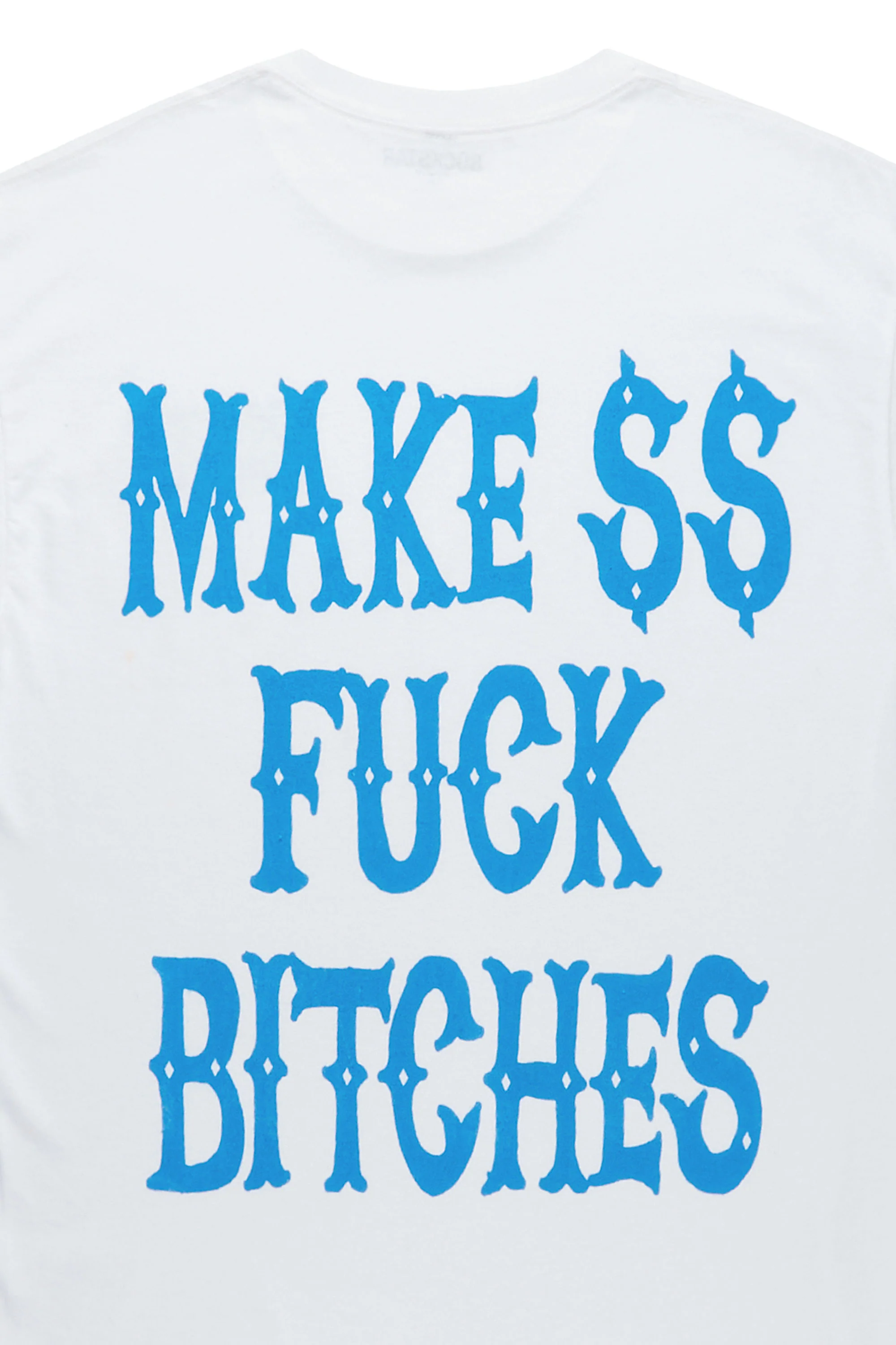 Vester White/ Blue Graphic T-Shirt - Image 2