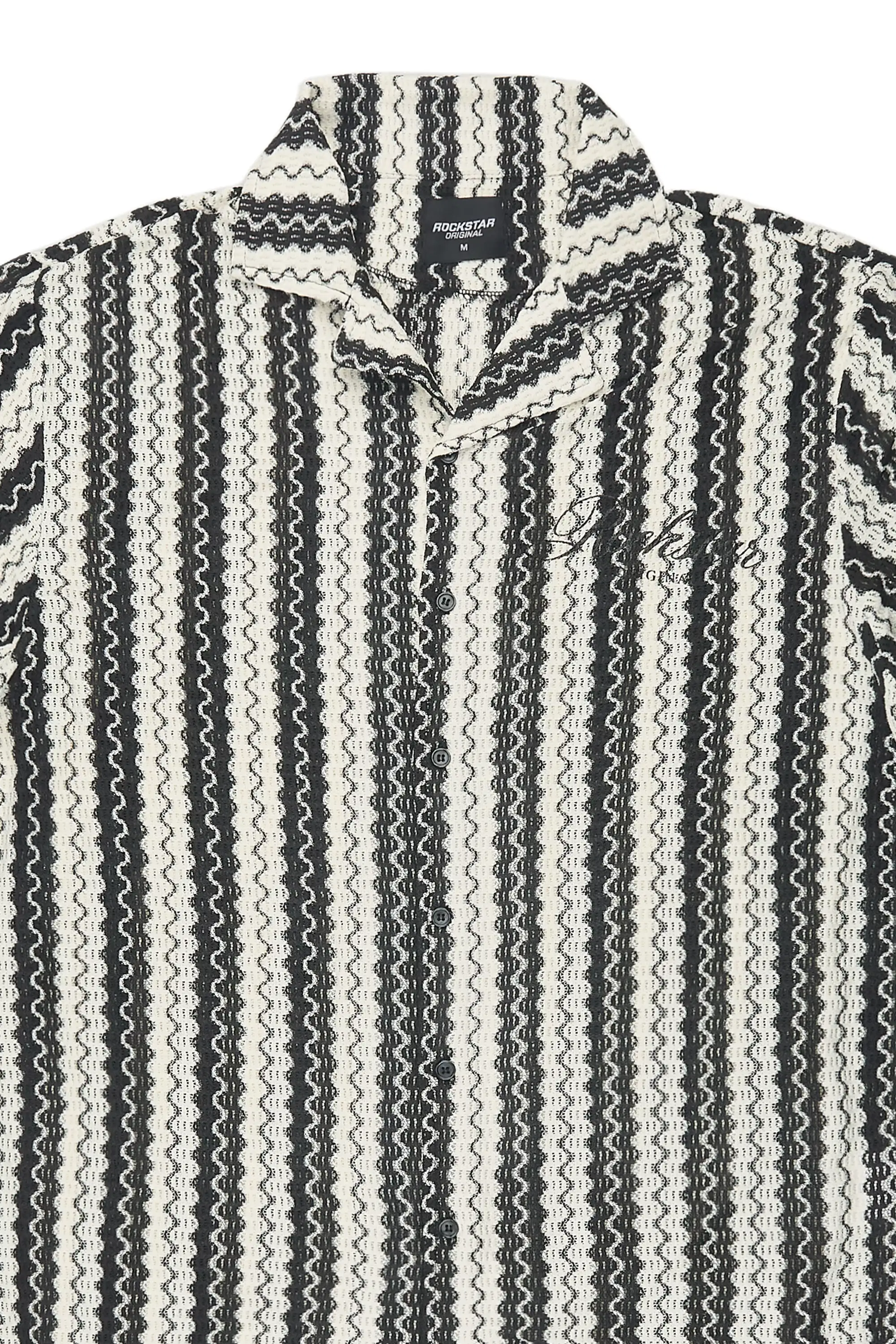 Branham White/Black Button Down Shirt - Image 8