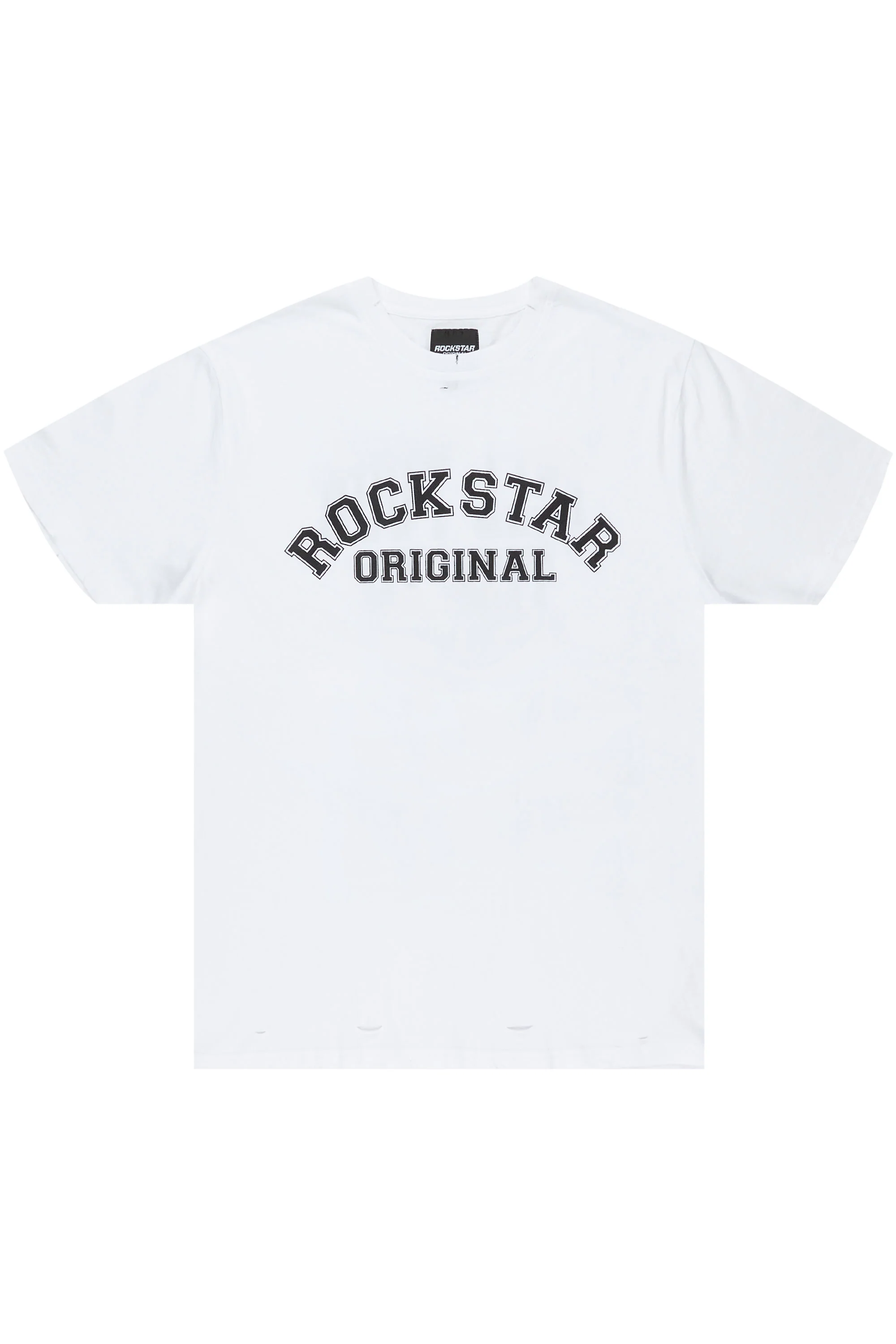 Orantha White Graphic T-Shirt - Image 3