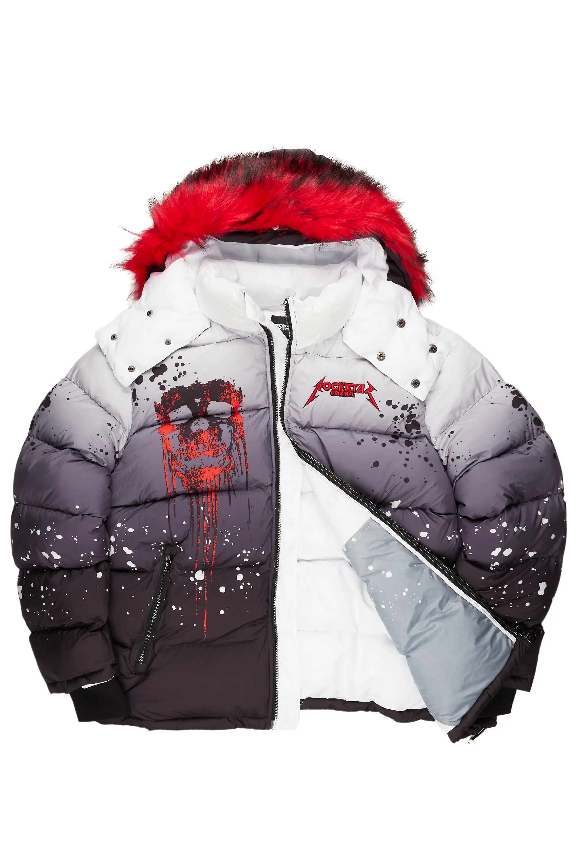 Curry 2.0 Puffer Jacket- Black - Image 2