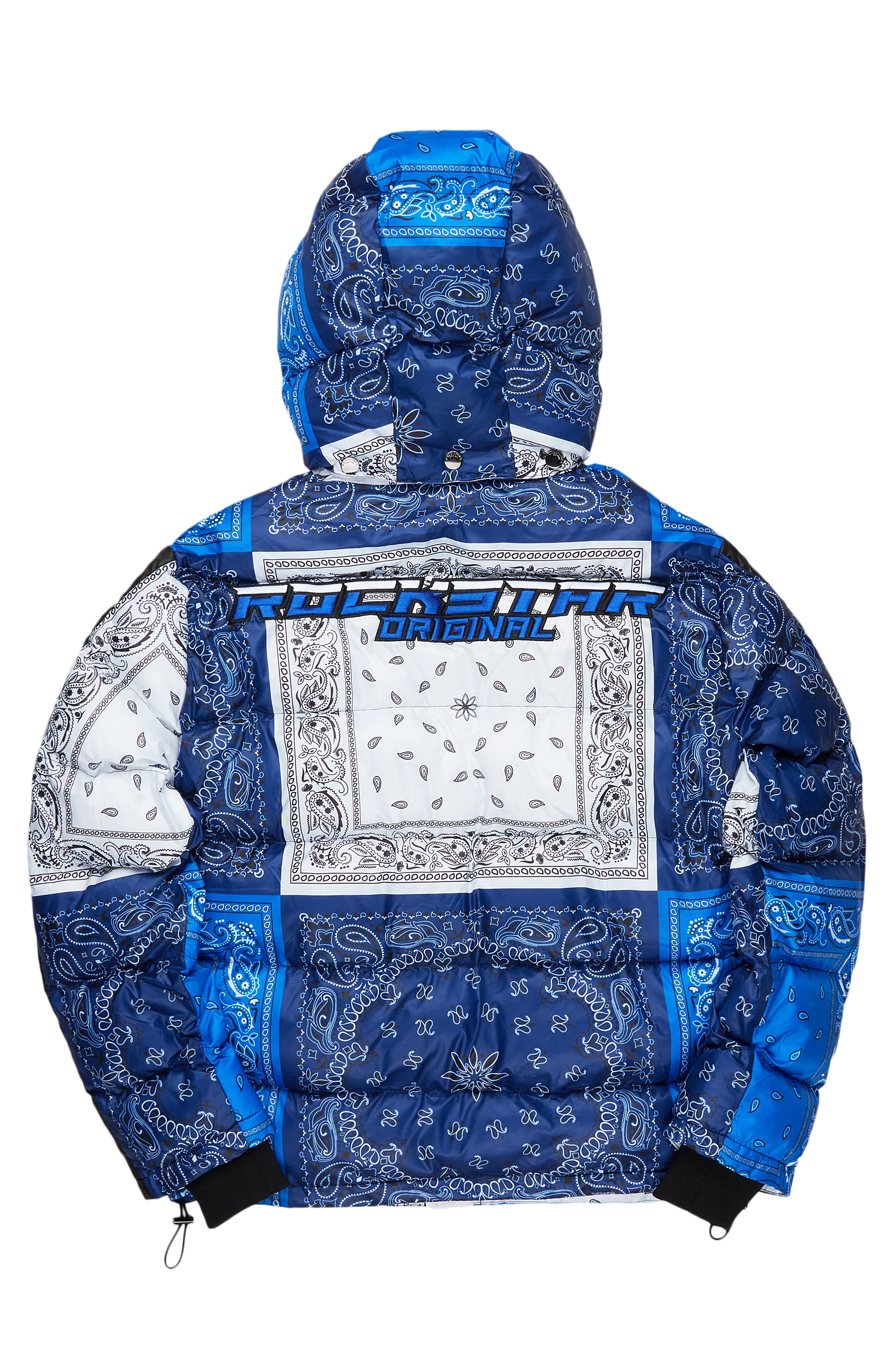 Kyro Puffer Jacket- Blue - Image 11