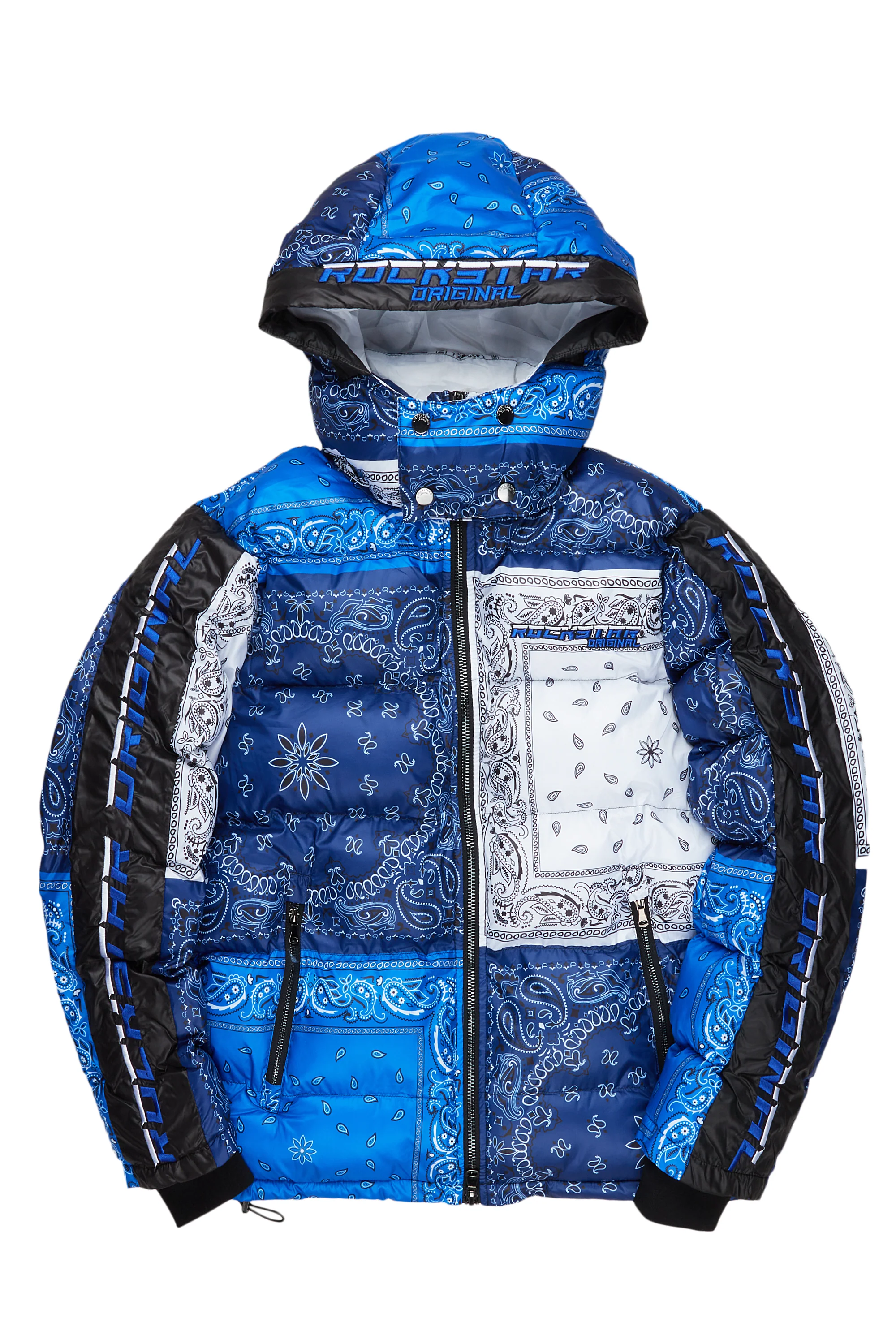 Kyro Puffer Jacket- Blue - Image 9