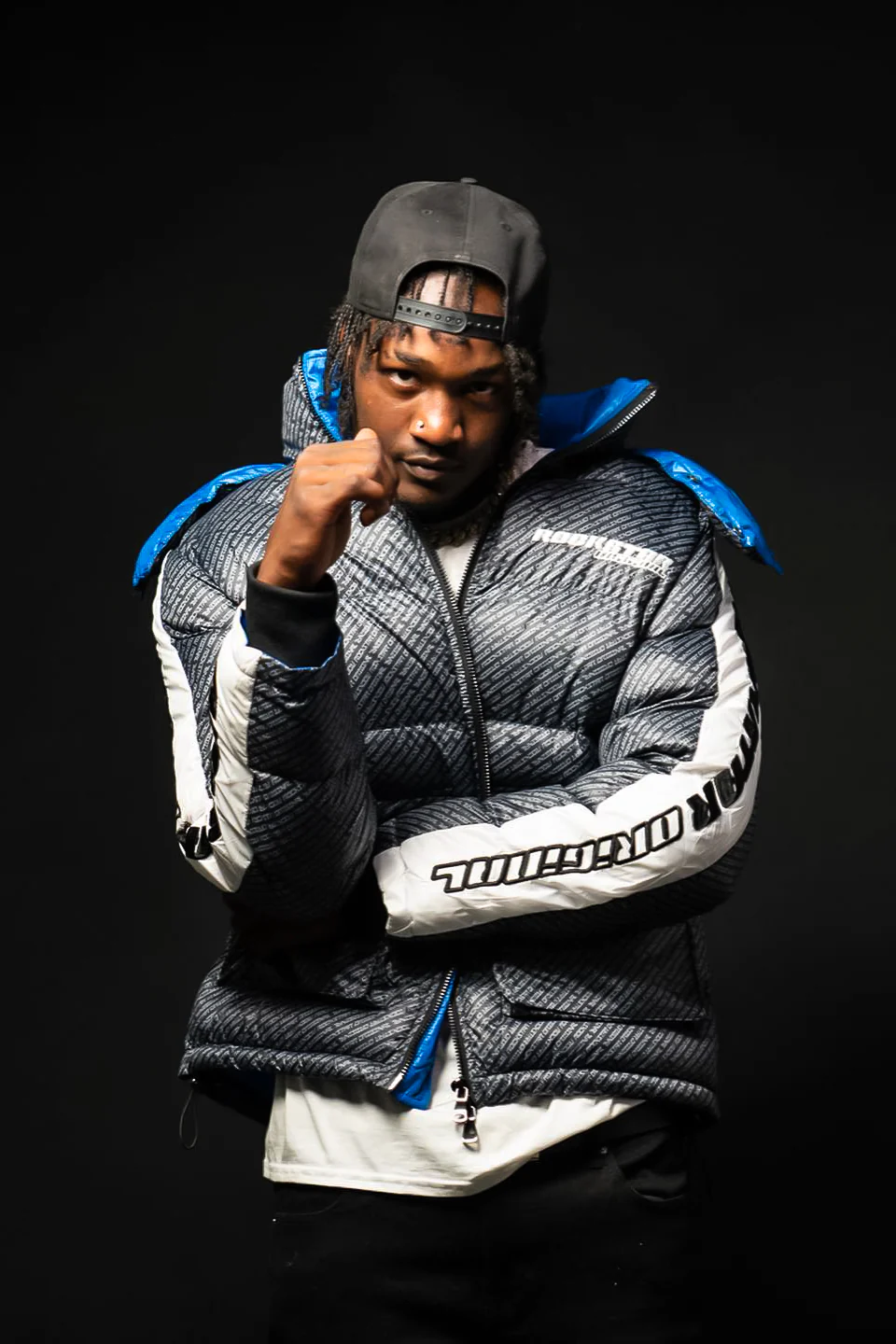 Bryson Puffer Jacket- Black - Image 4