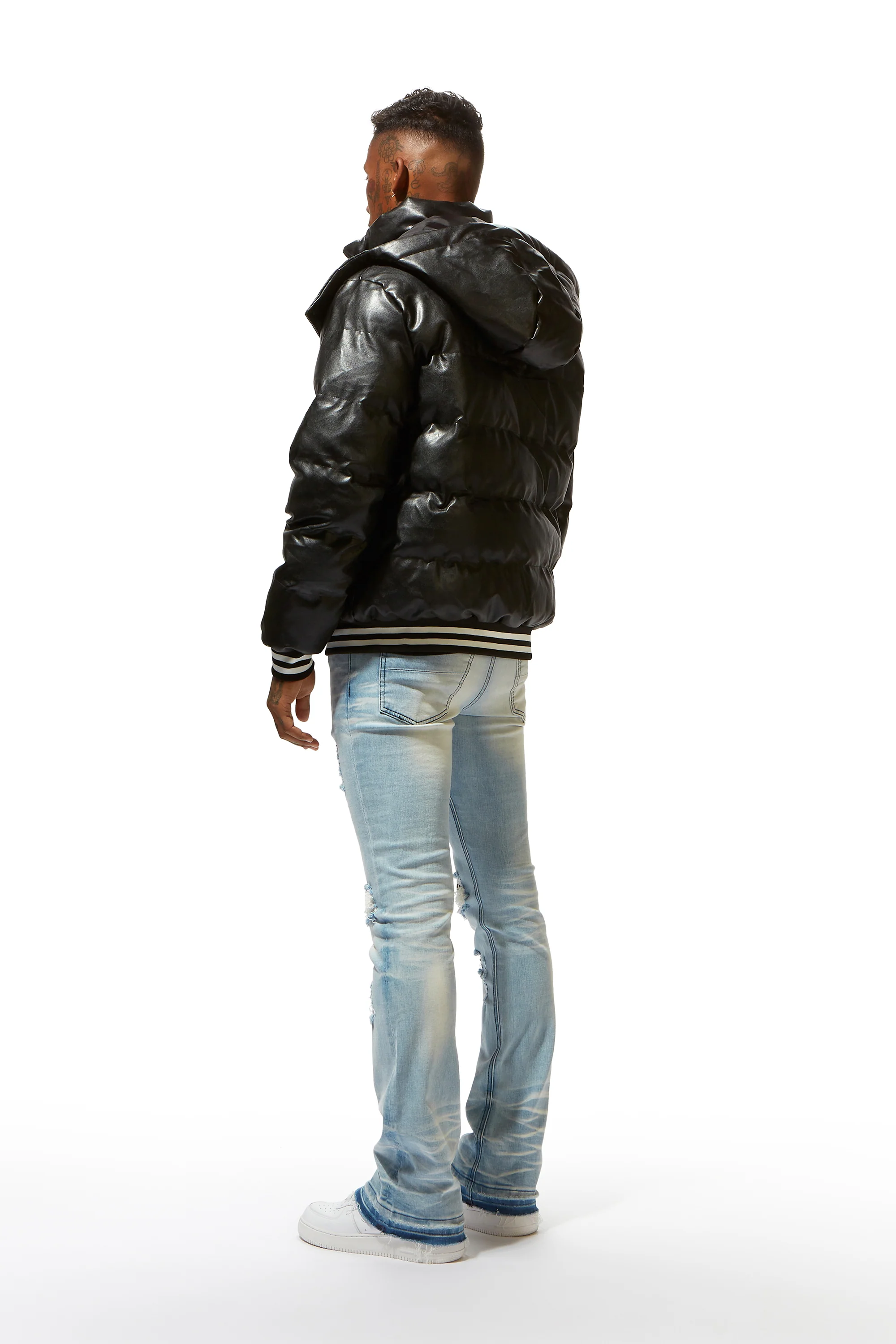Sir Black Graphic Puffer Jacket - Image 10