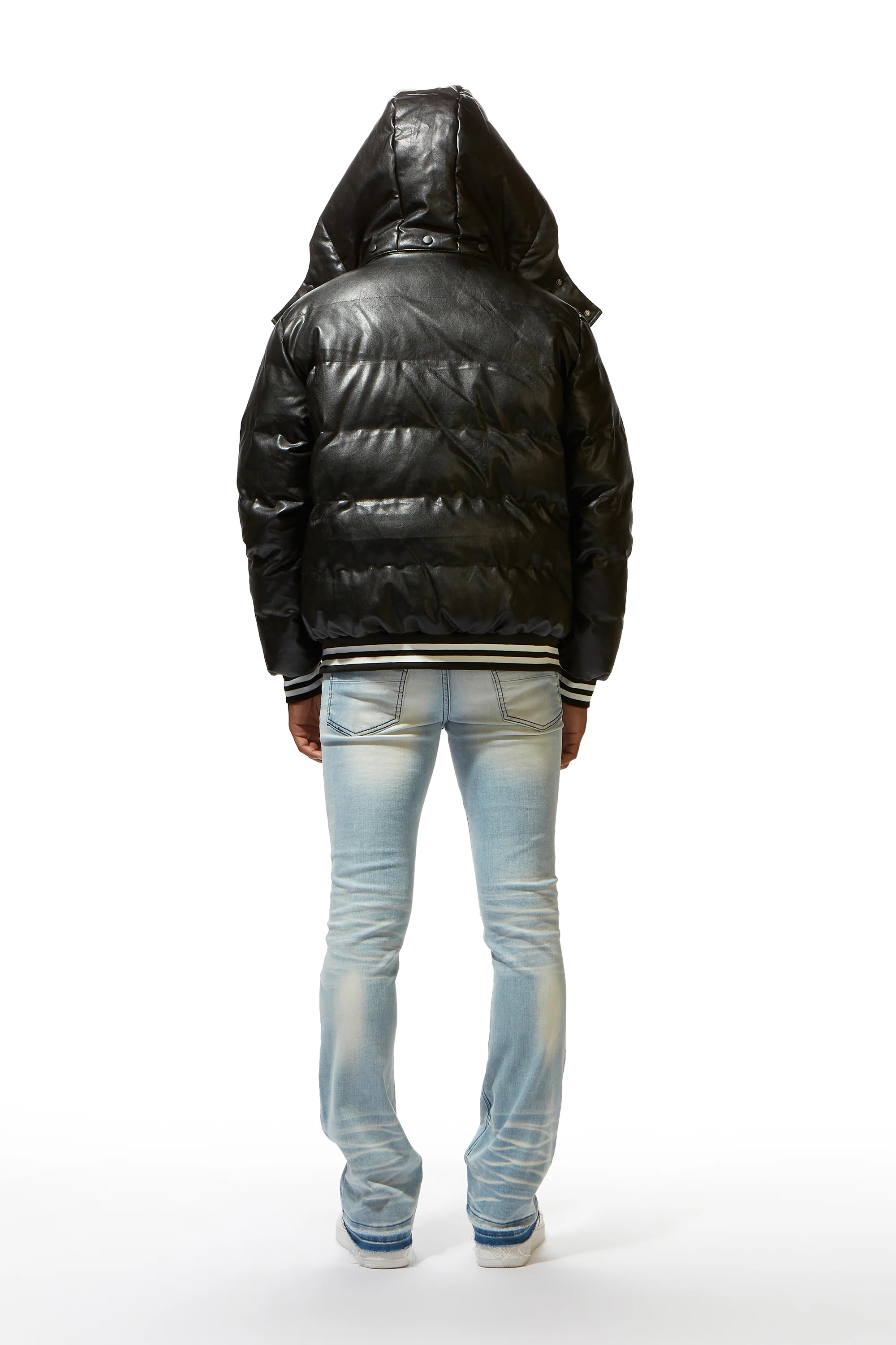 Sir Black Graphic Puffer Jacket - Image 13