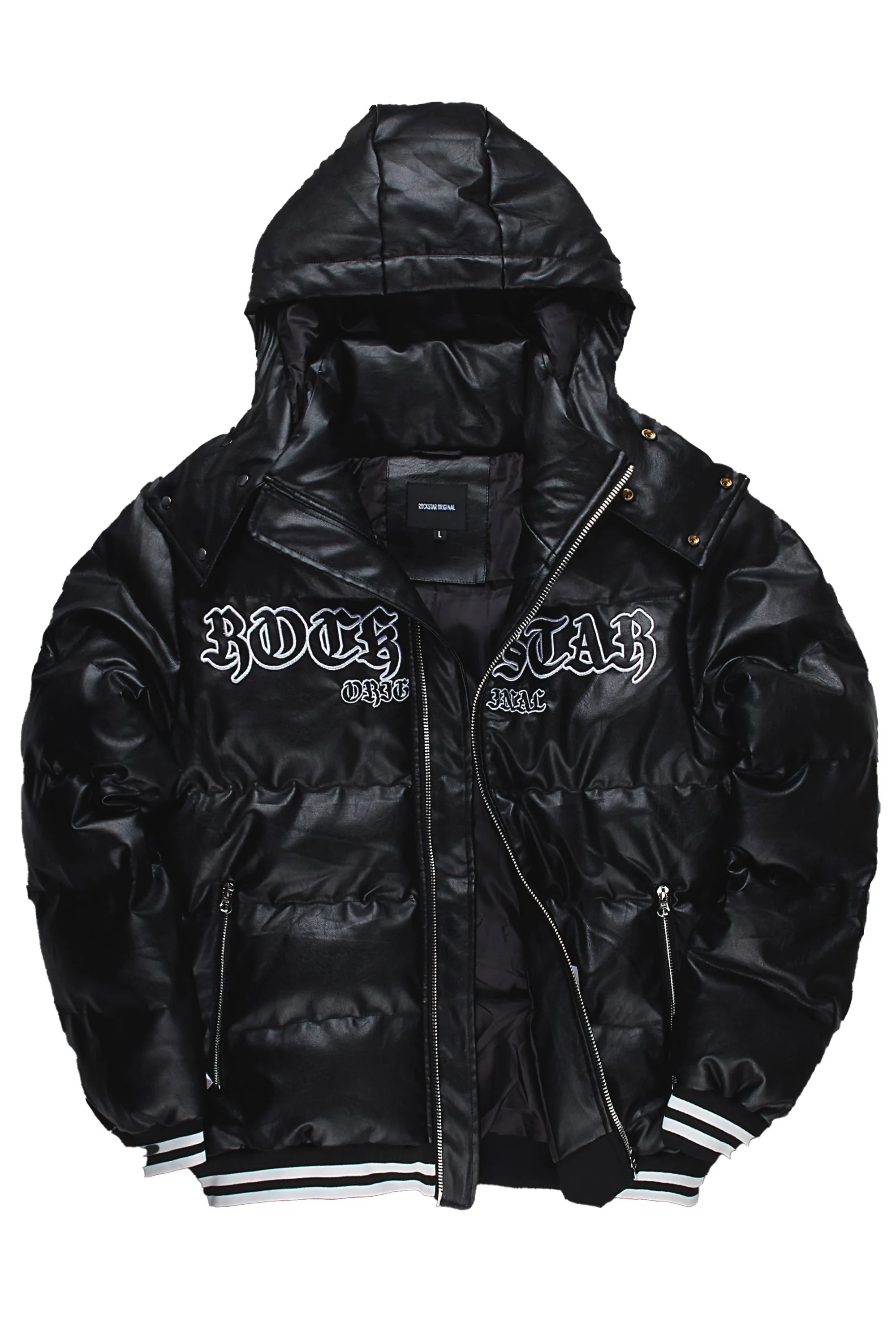 Sir Black Graphic Puffer Jacket - Image 17