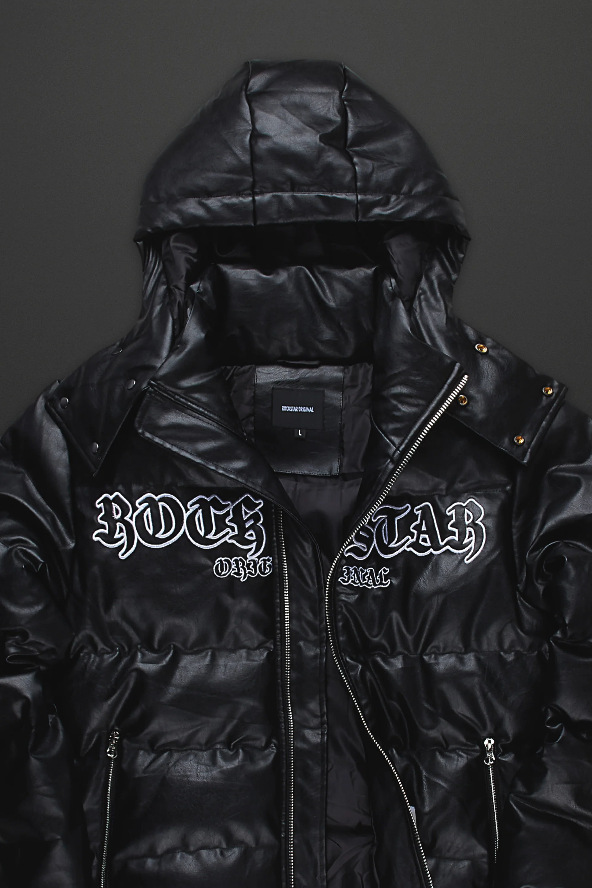 Sir Black Graphic Puffer Jacket - Image 3