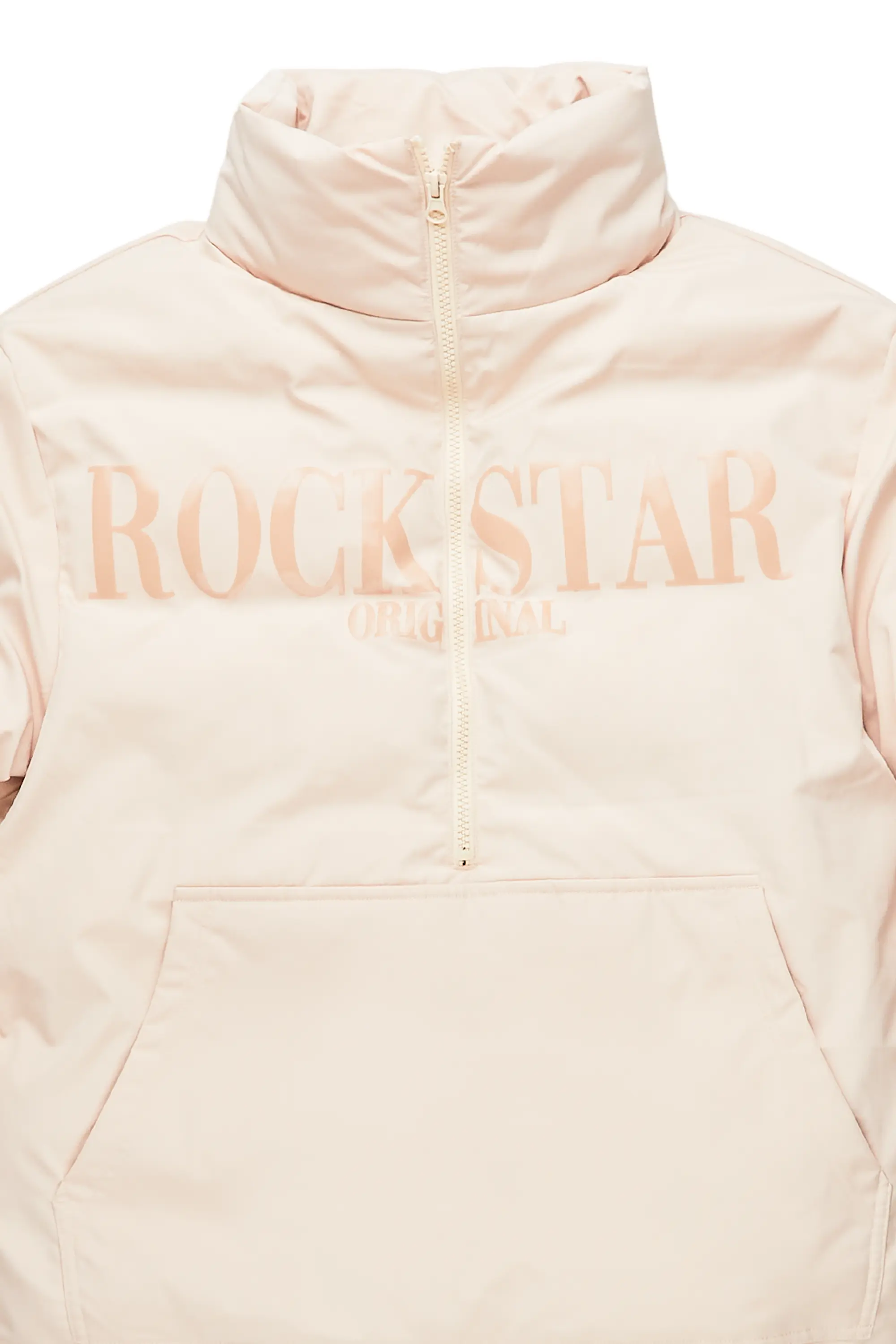 Jon Beige Puffer Jacket - Image 3
