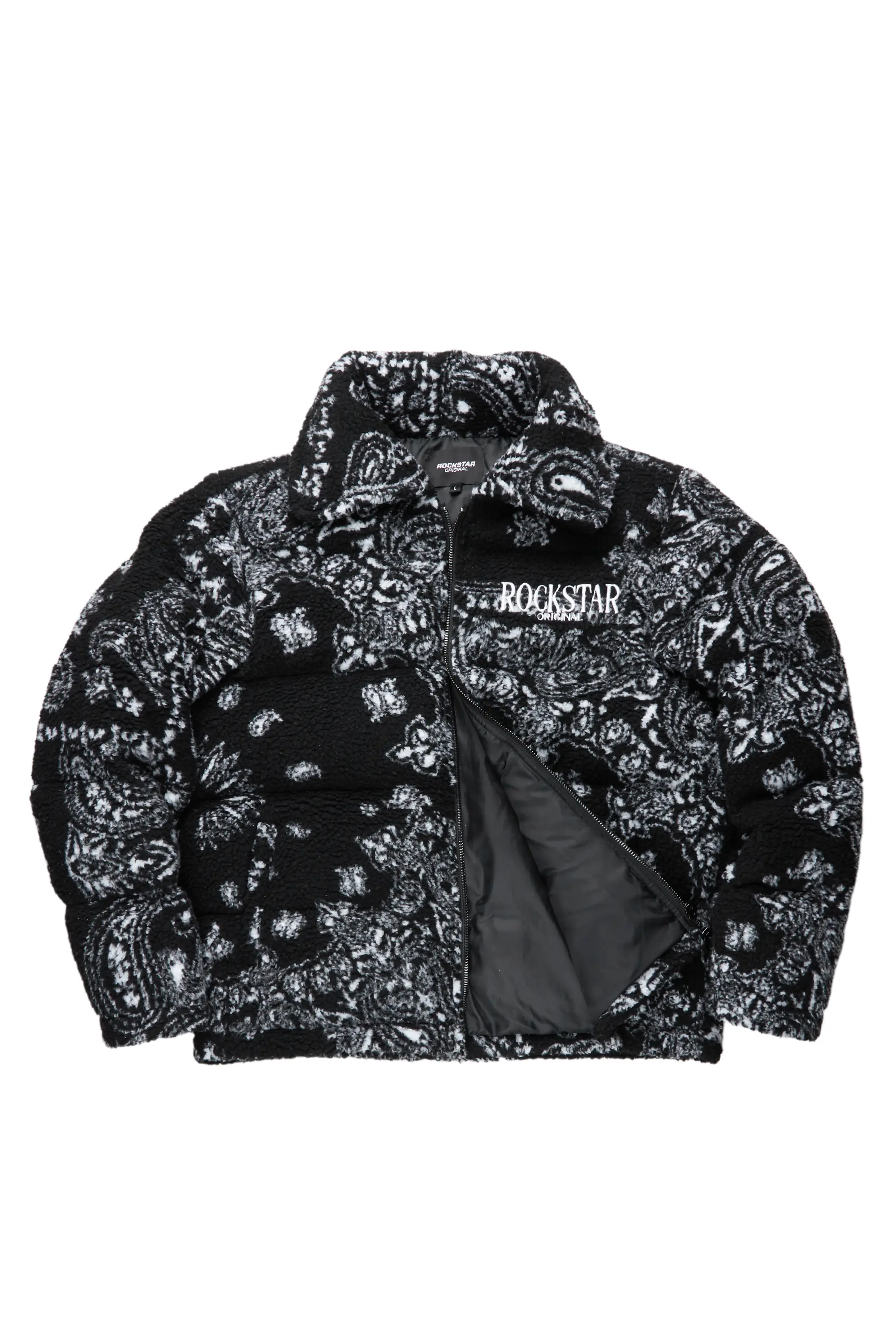 Wylie Black Puffer Jacket - Image 3