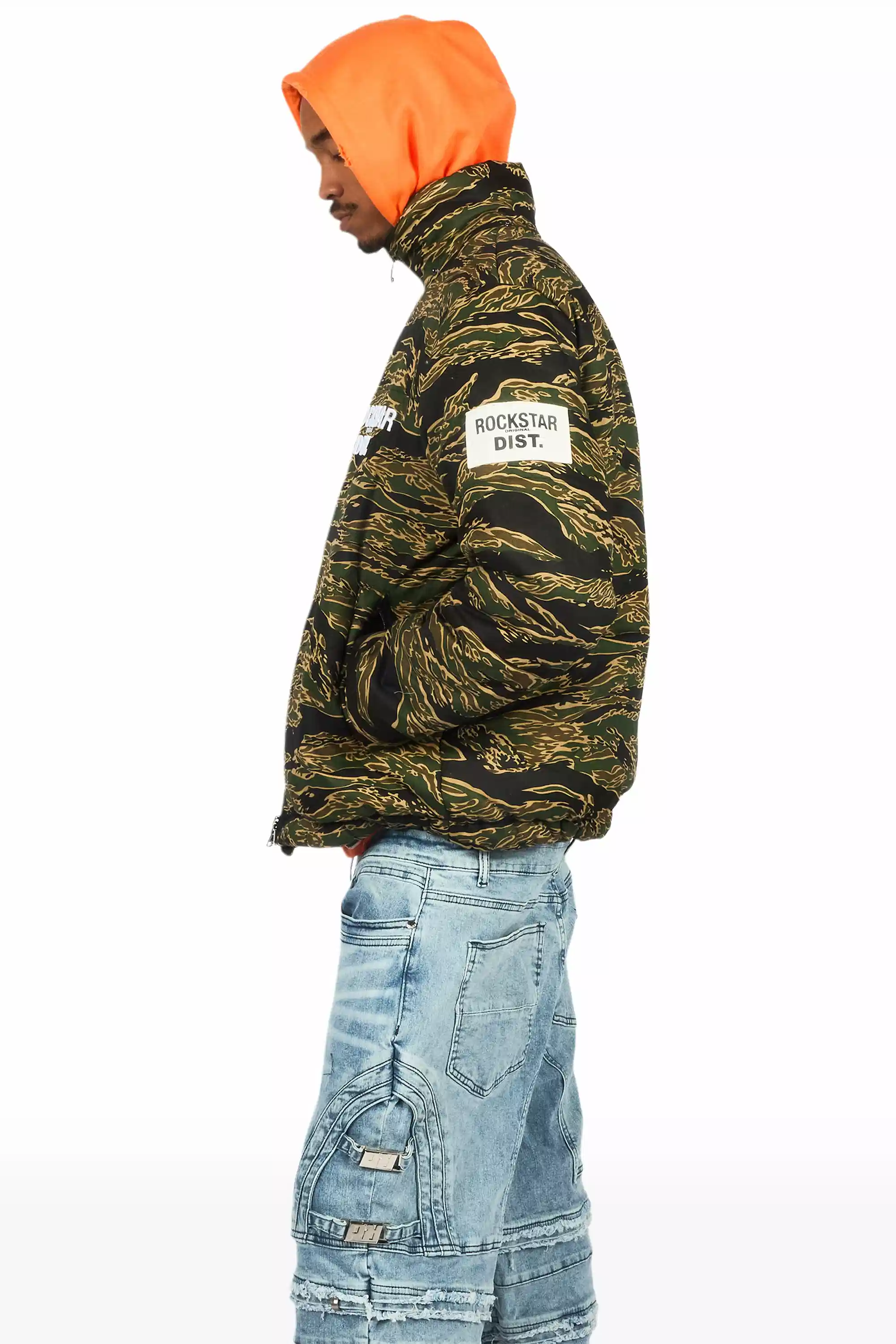 Bevis Camo Puffer Jacket - Image 3