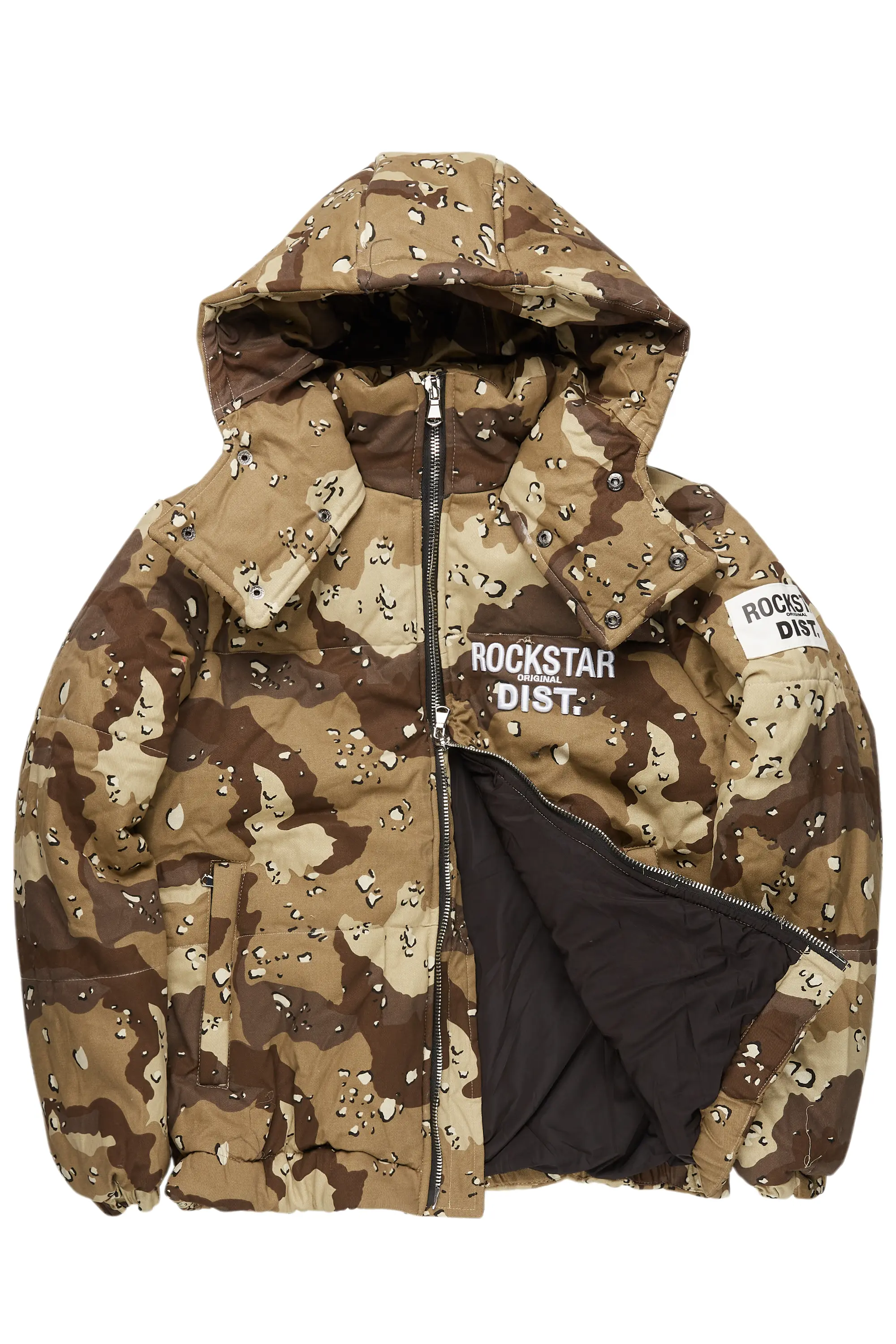 Bevis Digital Desert Camo Puffer Jacket - Image 7