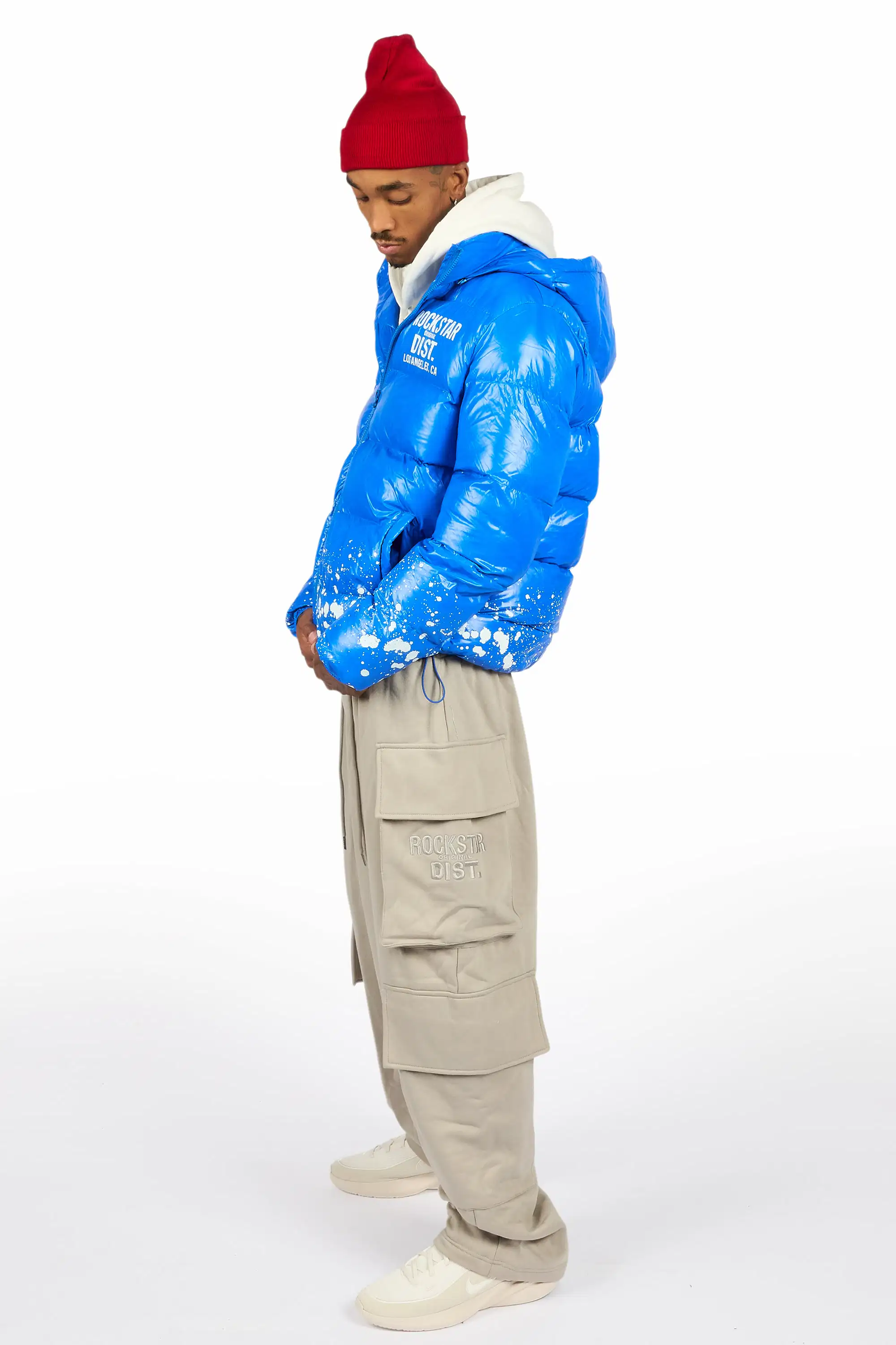 Raffer Royal Heavy Puffer Jacket - Image 3