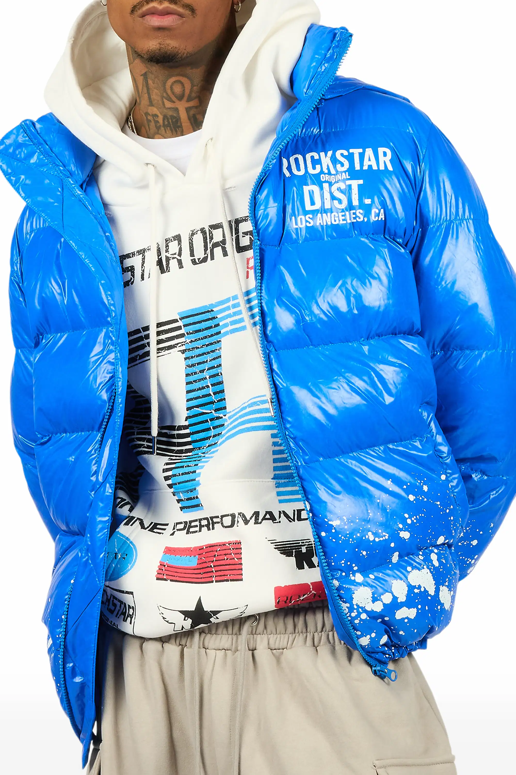 Raffer Royal Heavy Puffer Jacket - Image 8
