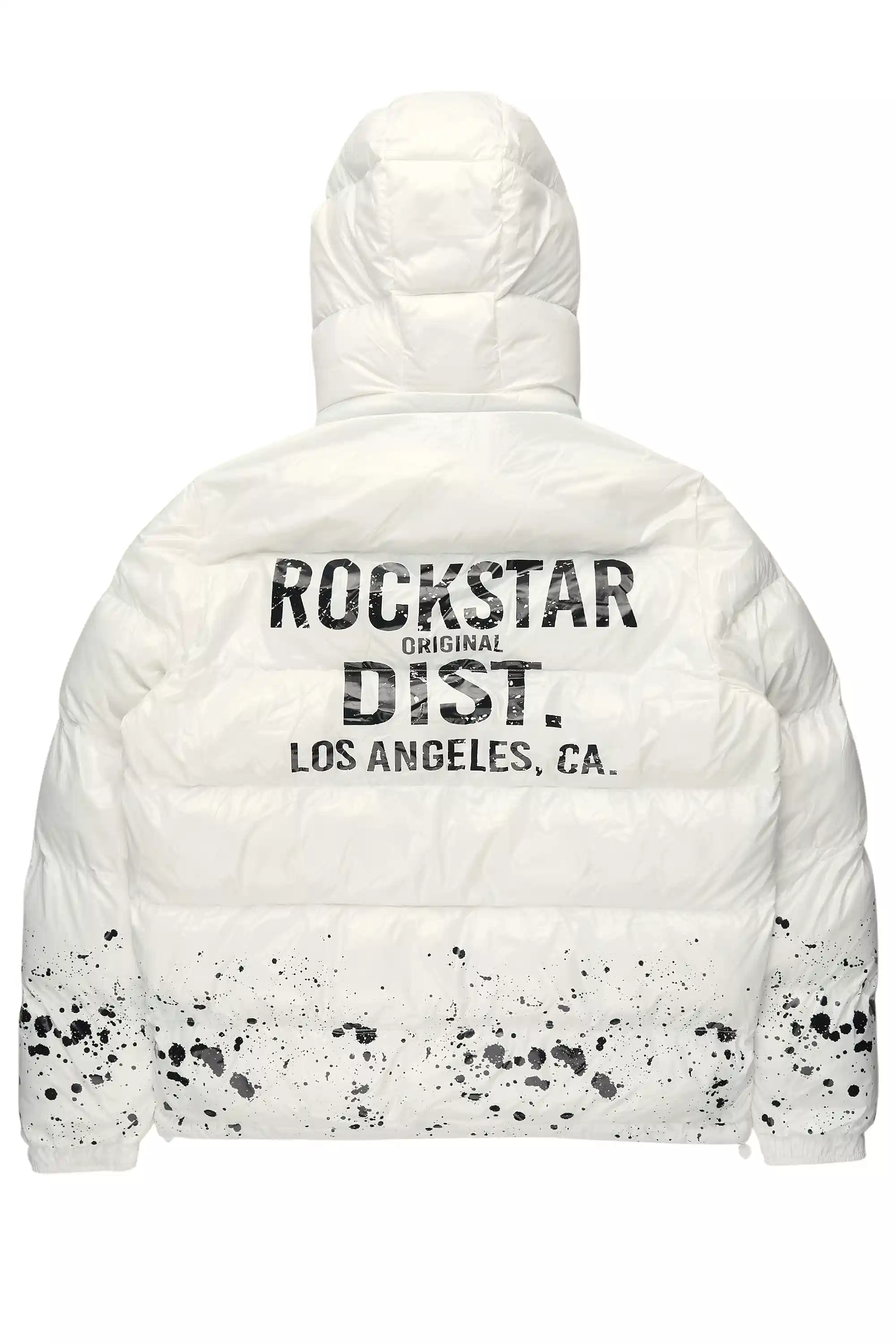 Raffer White Heavy Puffer Jacket - Image 8