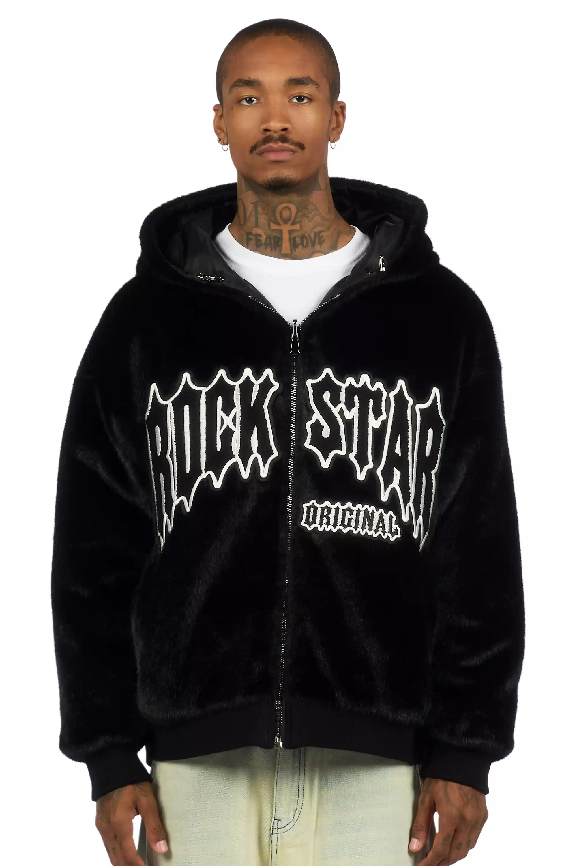 Iceevil Black Fur Jacket - Image 3