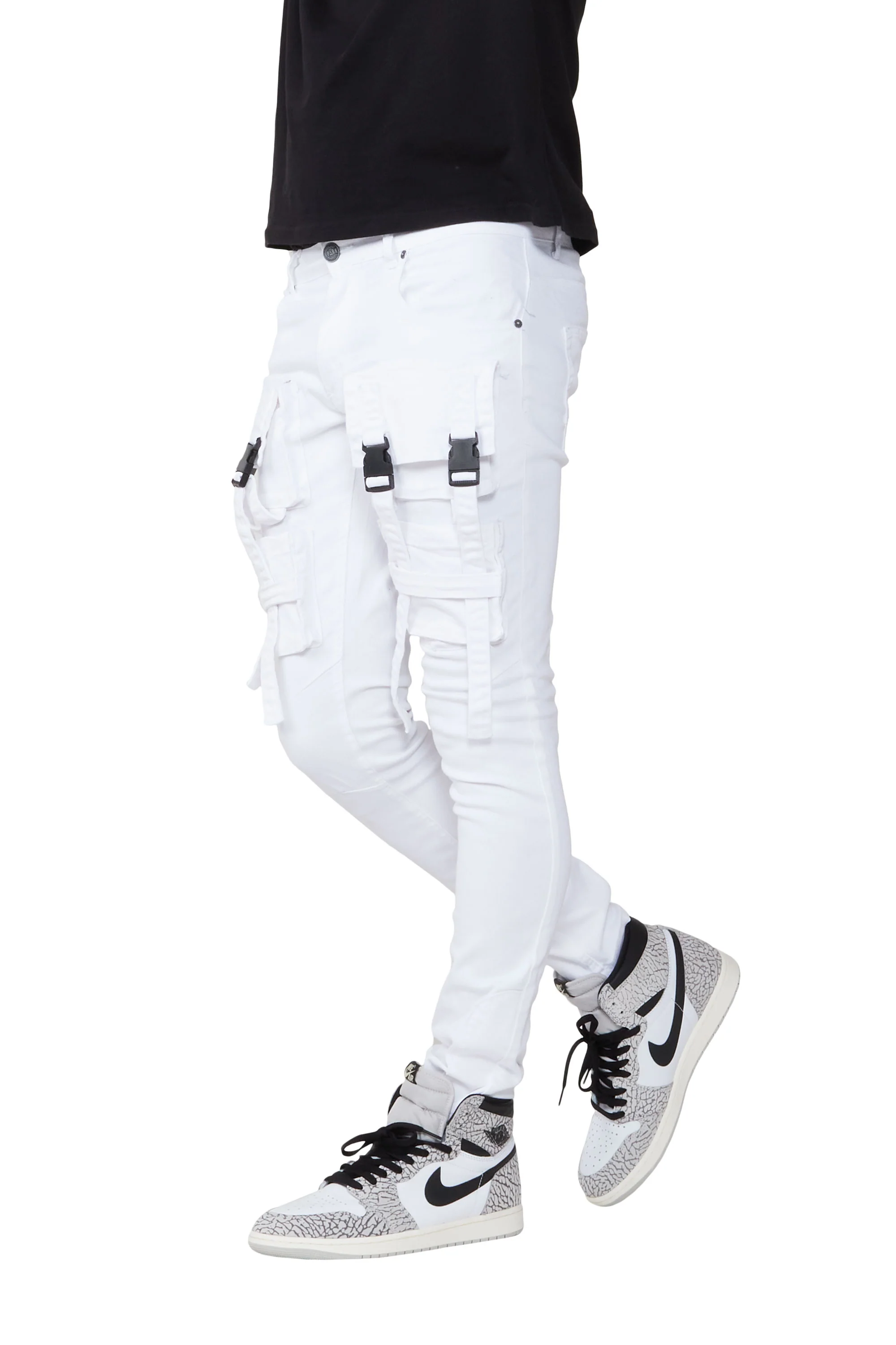 Thiago White Cargo Jean - Image 2
