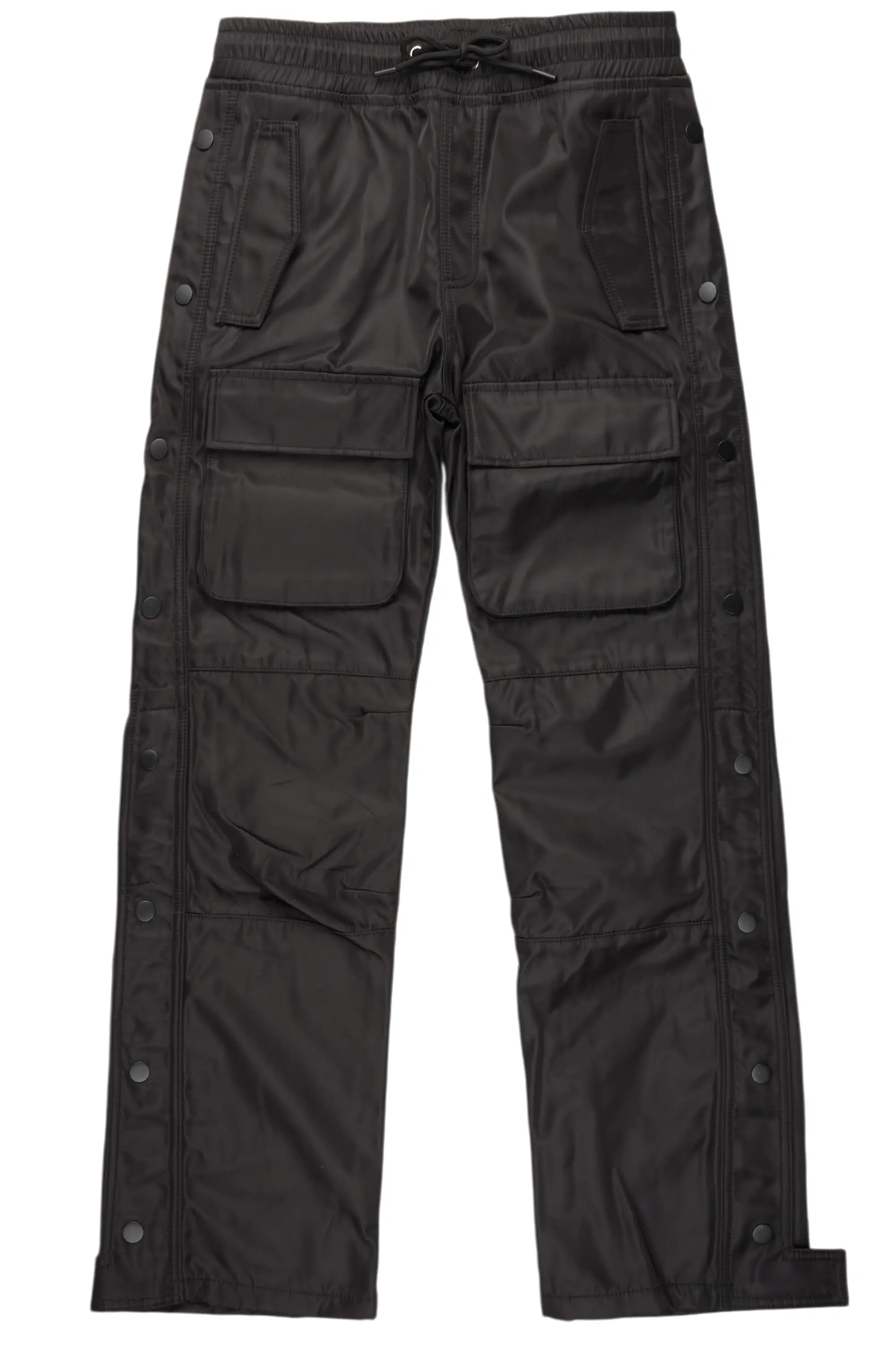 Yuri Black Nylon Pants - Image 2