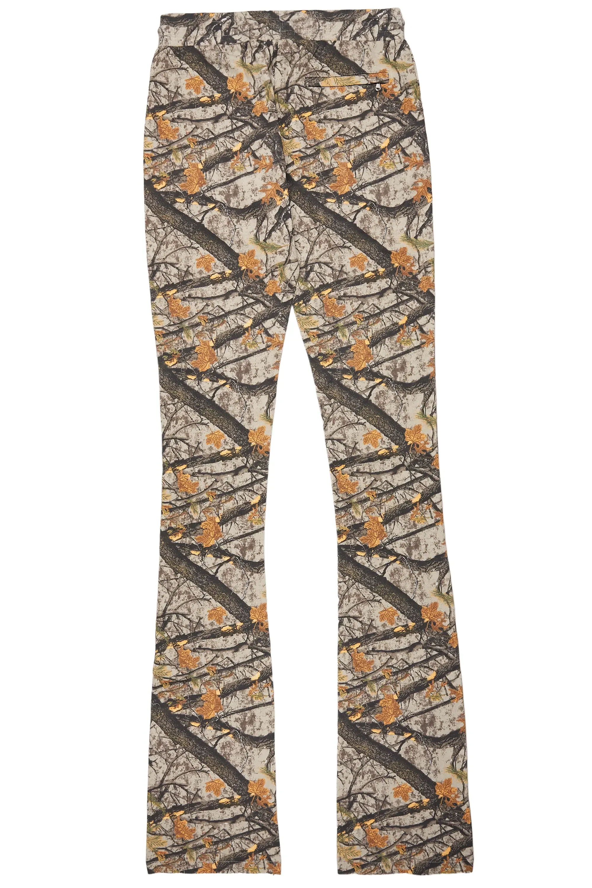 Callie Tree Camo Super Stacked Flare Pants - Image 9