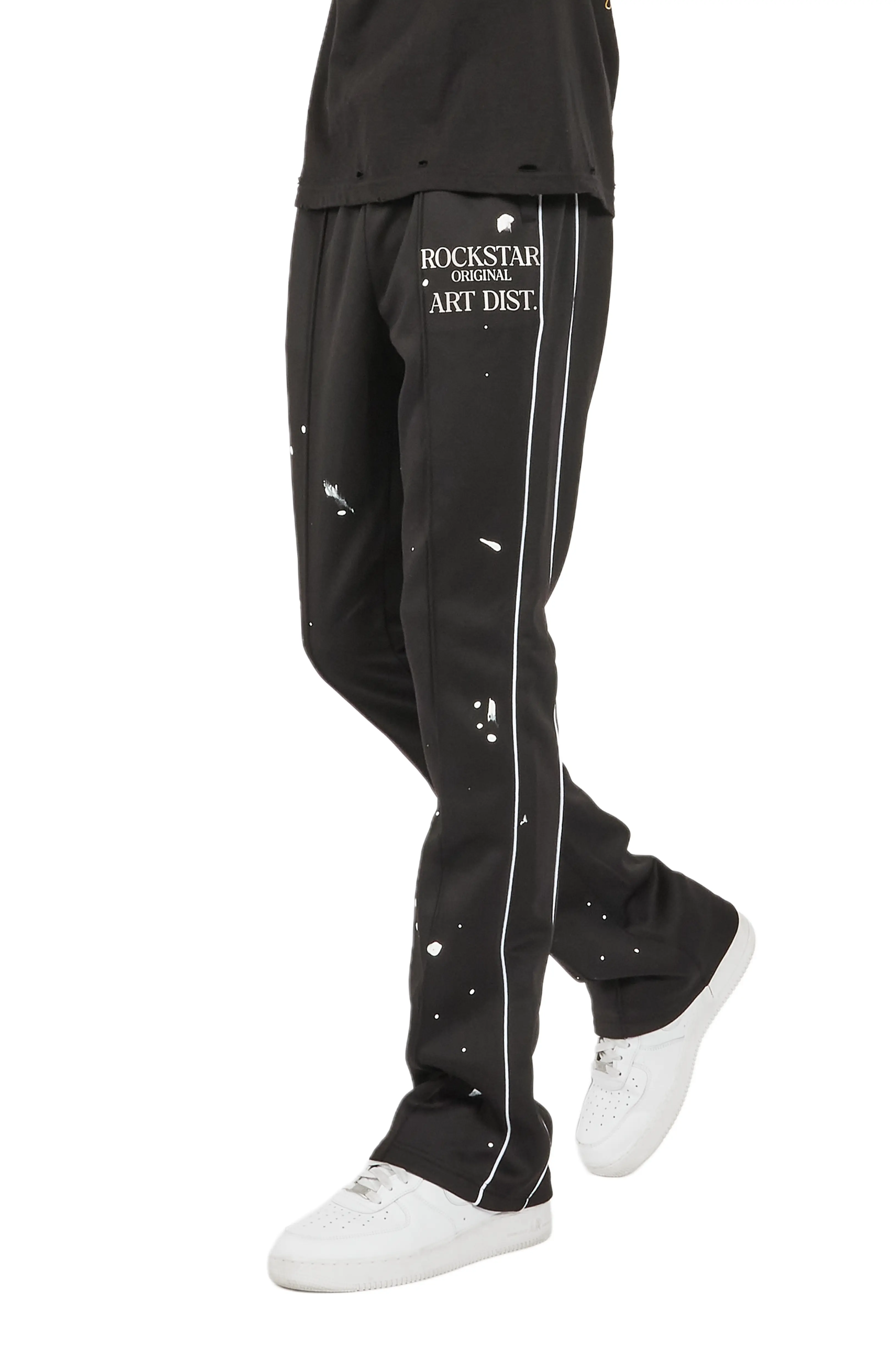 Jaco Black Stacked Flare Pant - Image 2