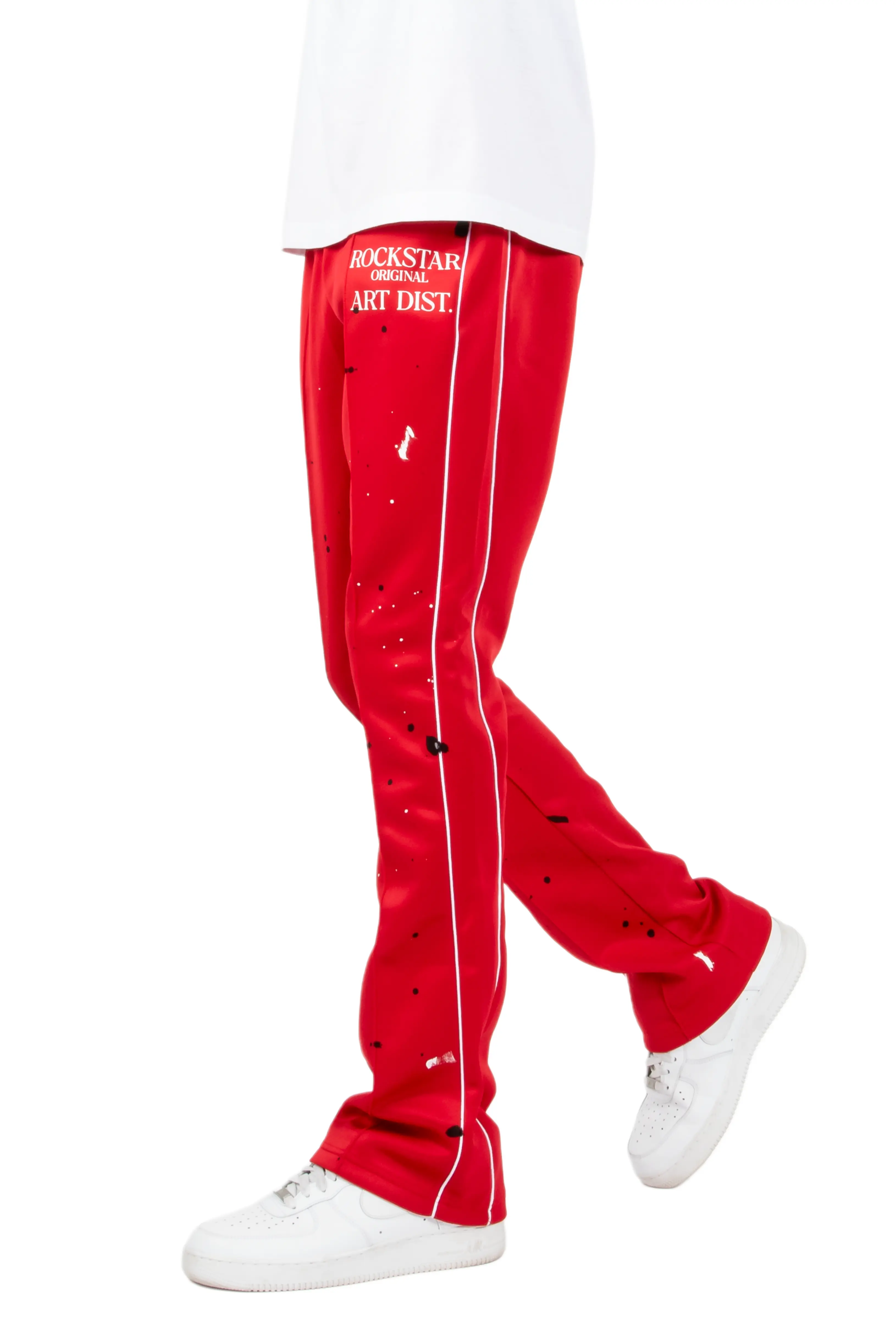 Jaco Red Stacked Flare Pant - Image 2