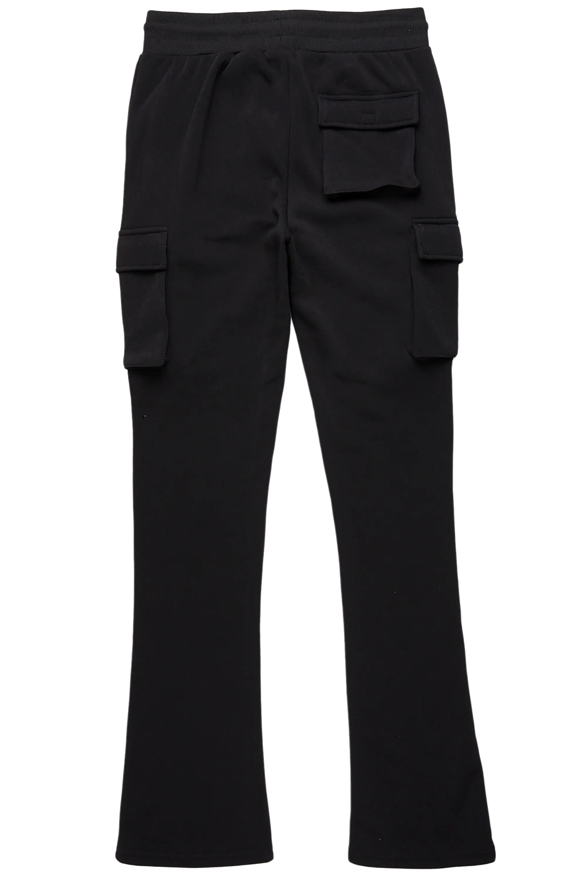 Alpine Black Stacked Flare Cargo Pant - Image 9